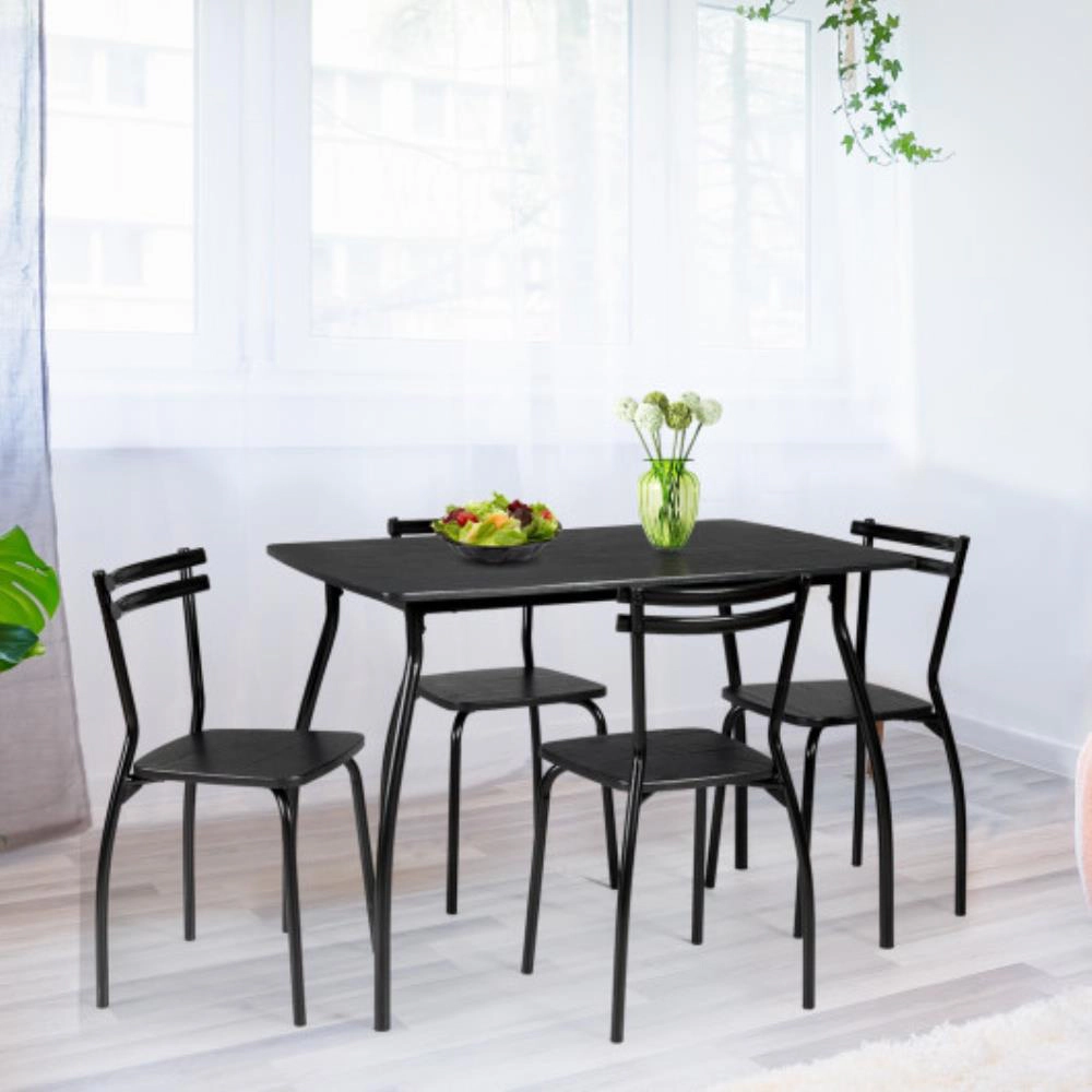 Hivvago 5 Pieces Dining Table Set With 4 Chairs