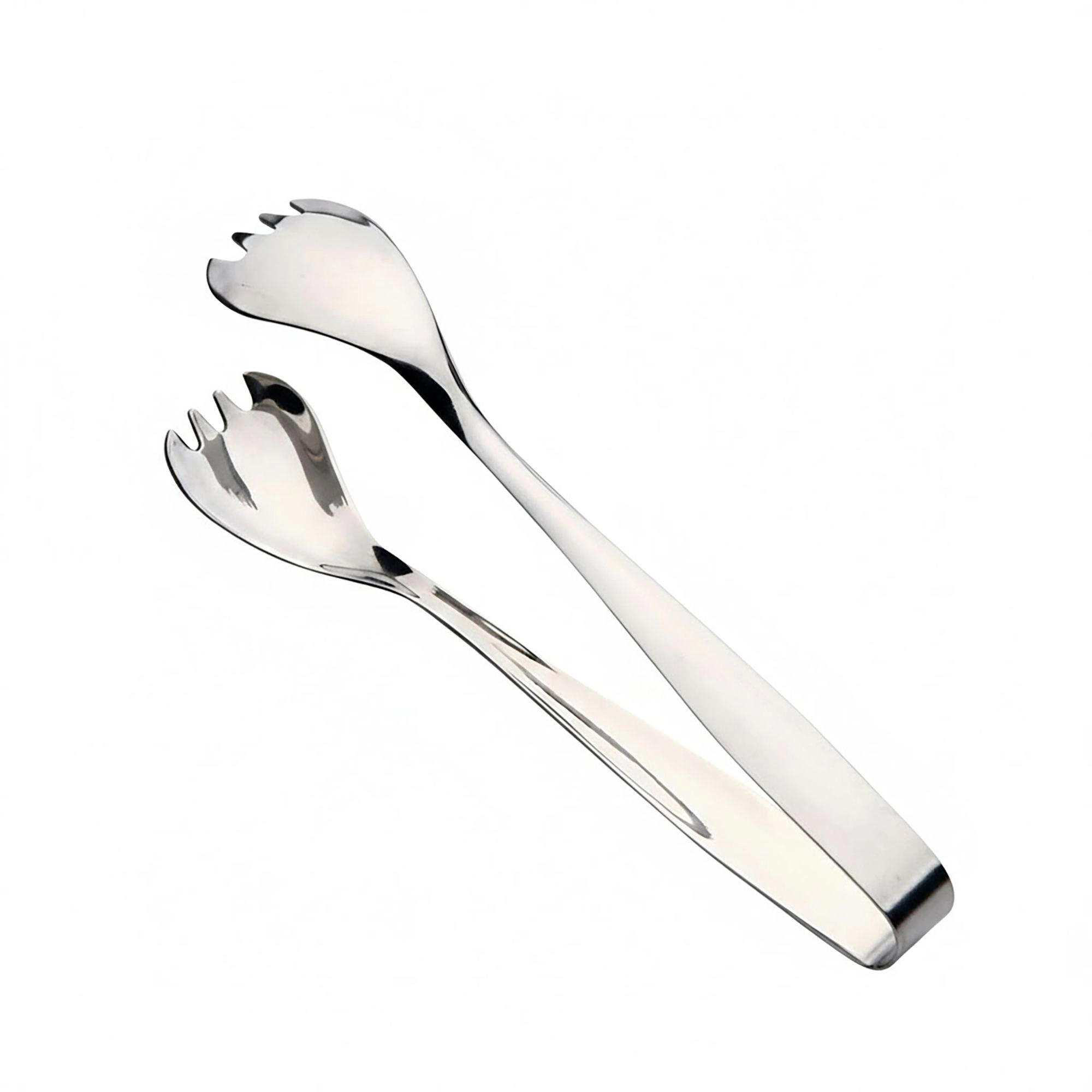 Alilang Women Stainless Steel Salad Tongs Mirror Finish Modern Serving Utensil Kitchen Tool