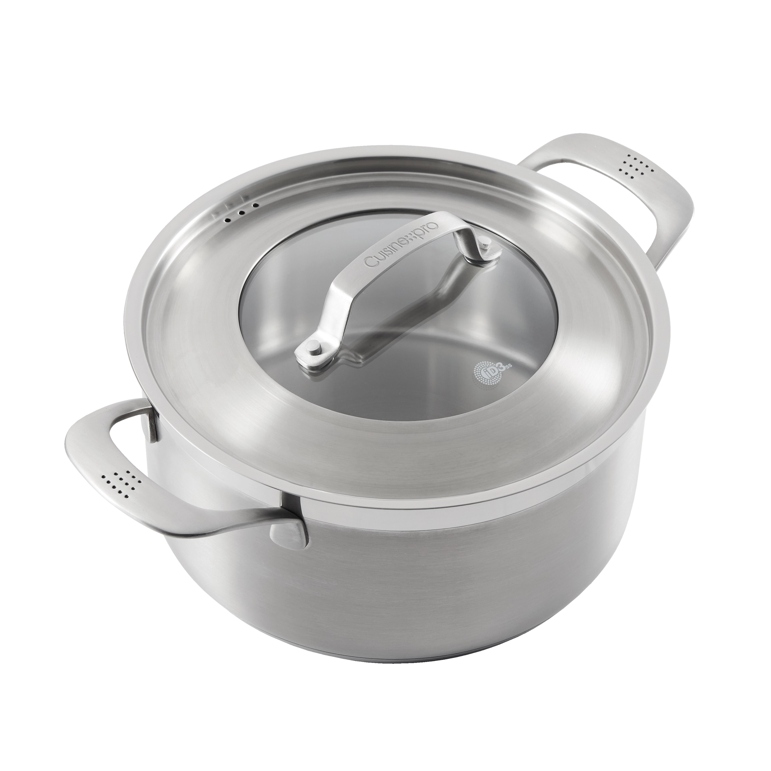 Cuisine::pro® iD3® SS 5 Qt. Casserole Pan With Lid