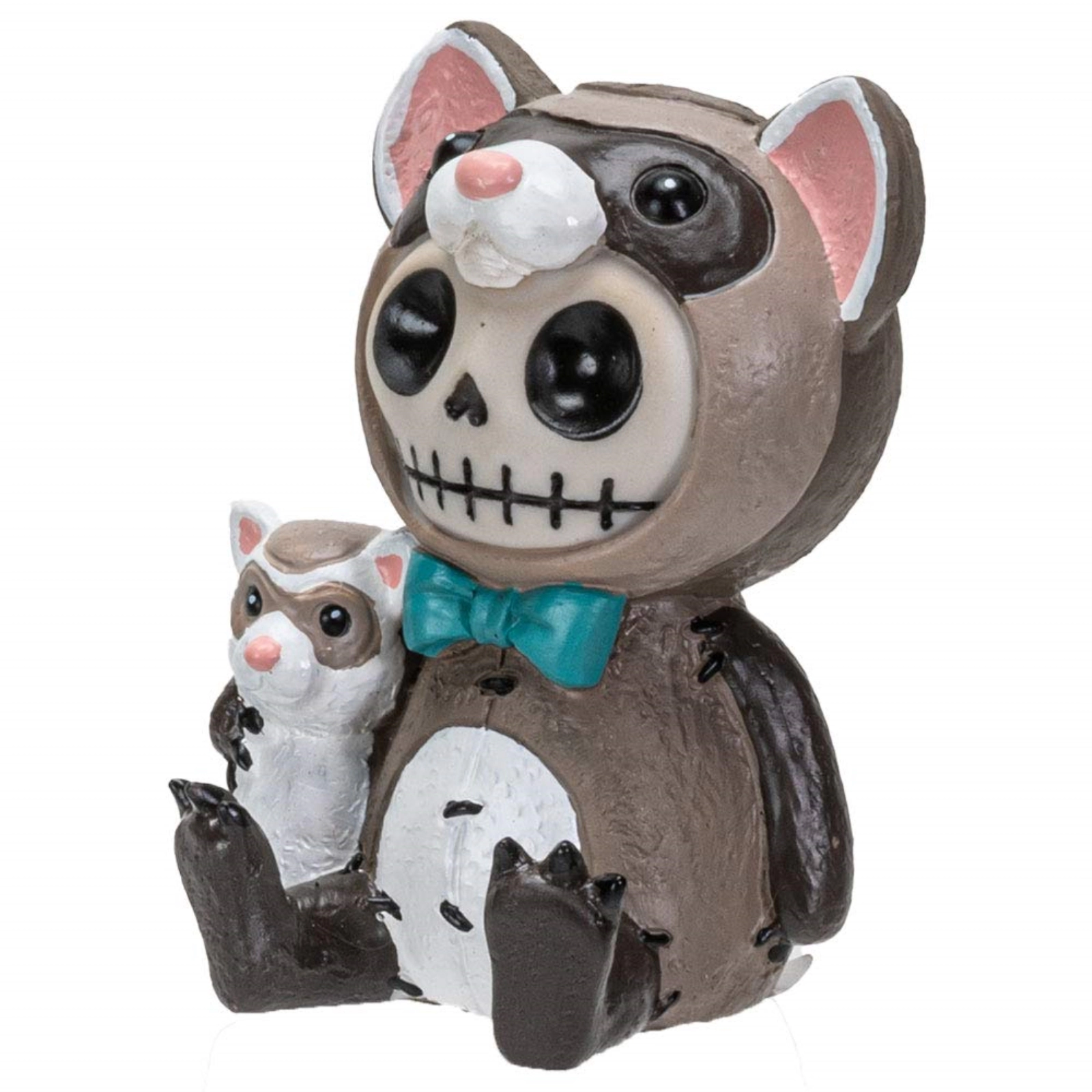 Pacific Giftware Furrybones Ferris Skeleton in Ferret Costume Figurine 3 inch