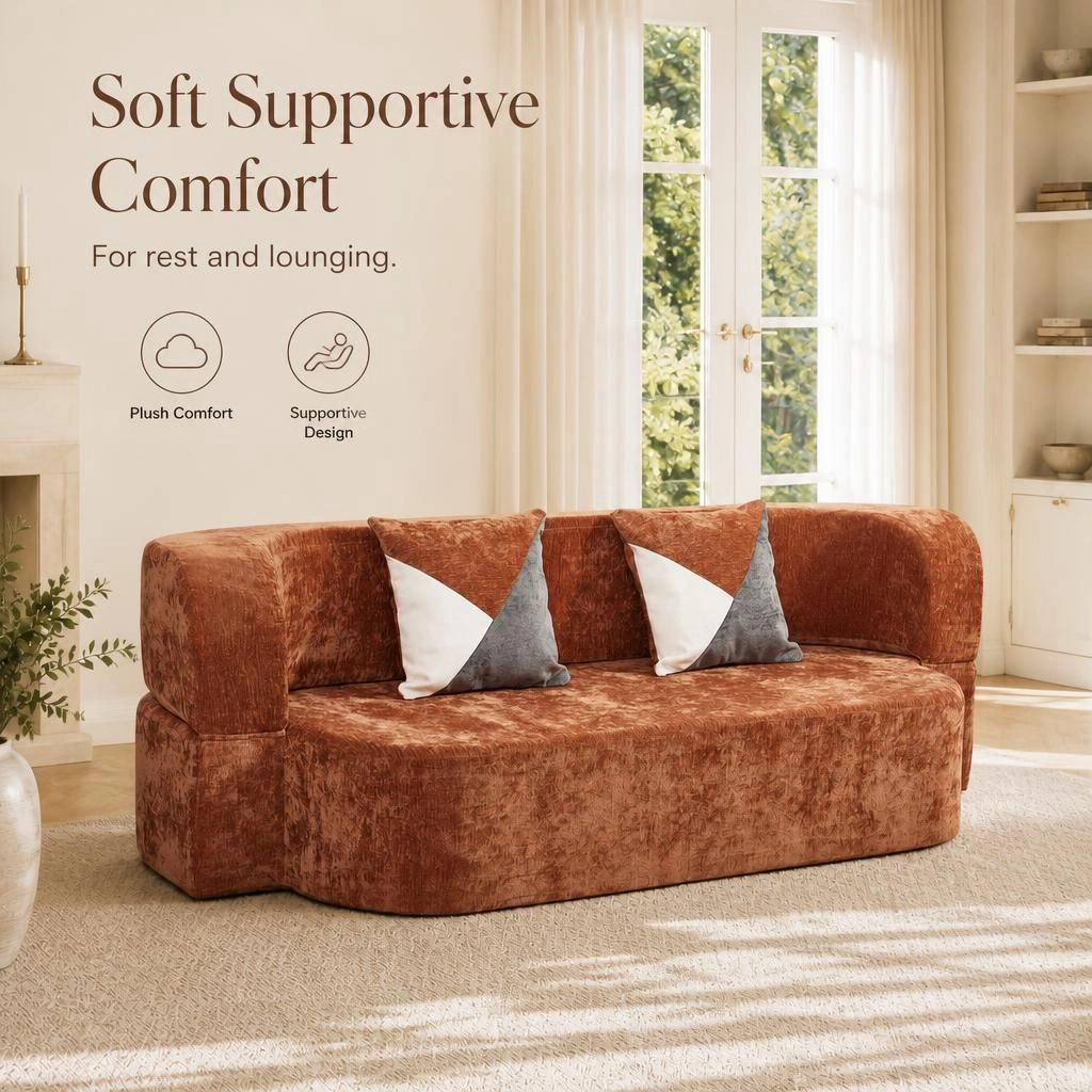 GOODSILO Convertible Folding Floor Sofa Bed Multi Functional