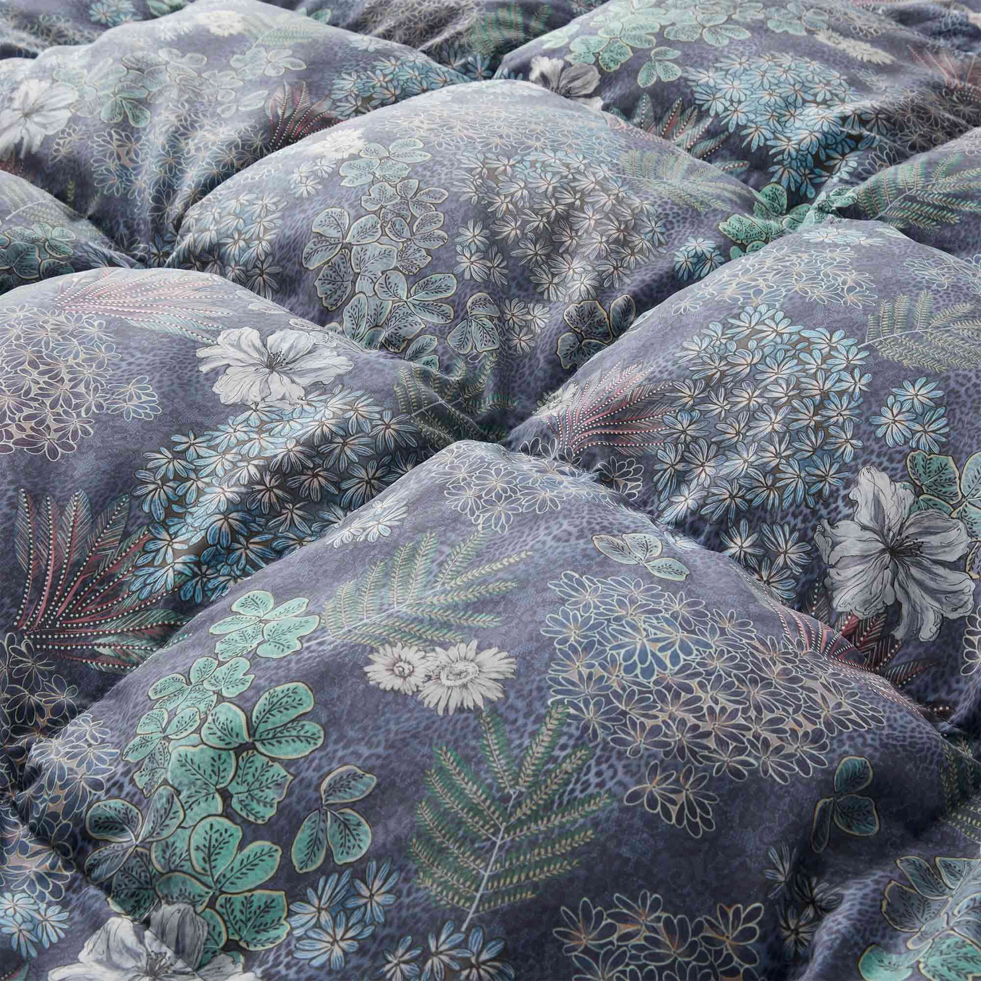 PEACENEST Soft Printed Feather Fiber Comforter All Season Cozy Duvet Insert