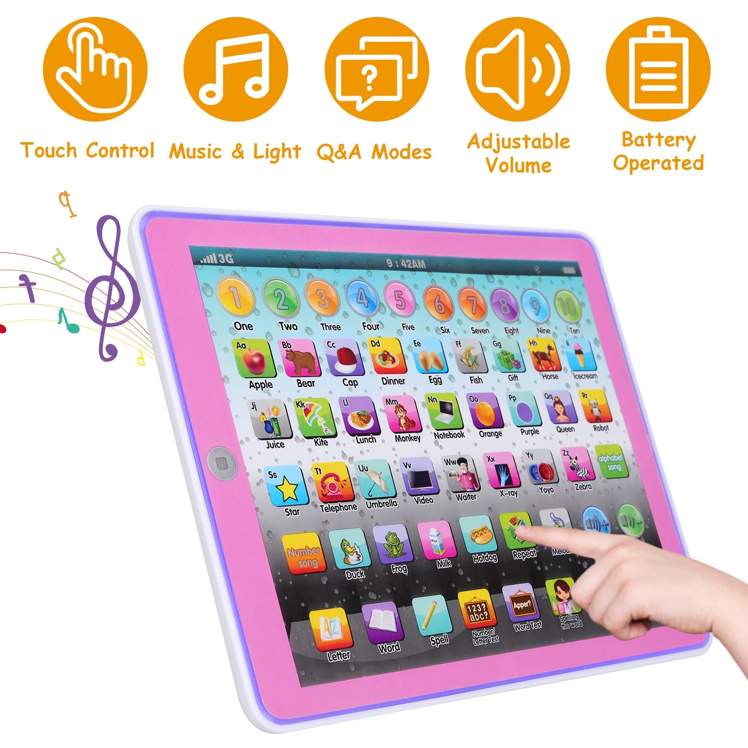 IMounTEK Unisex Educational Learning Tablet Toy