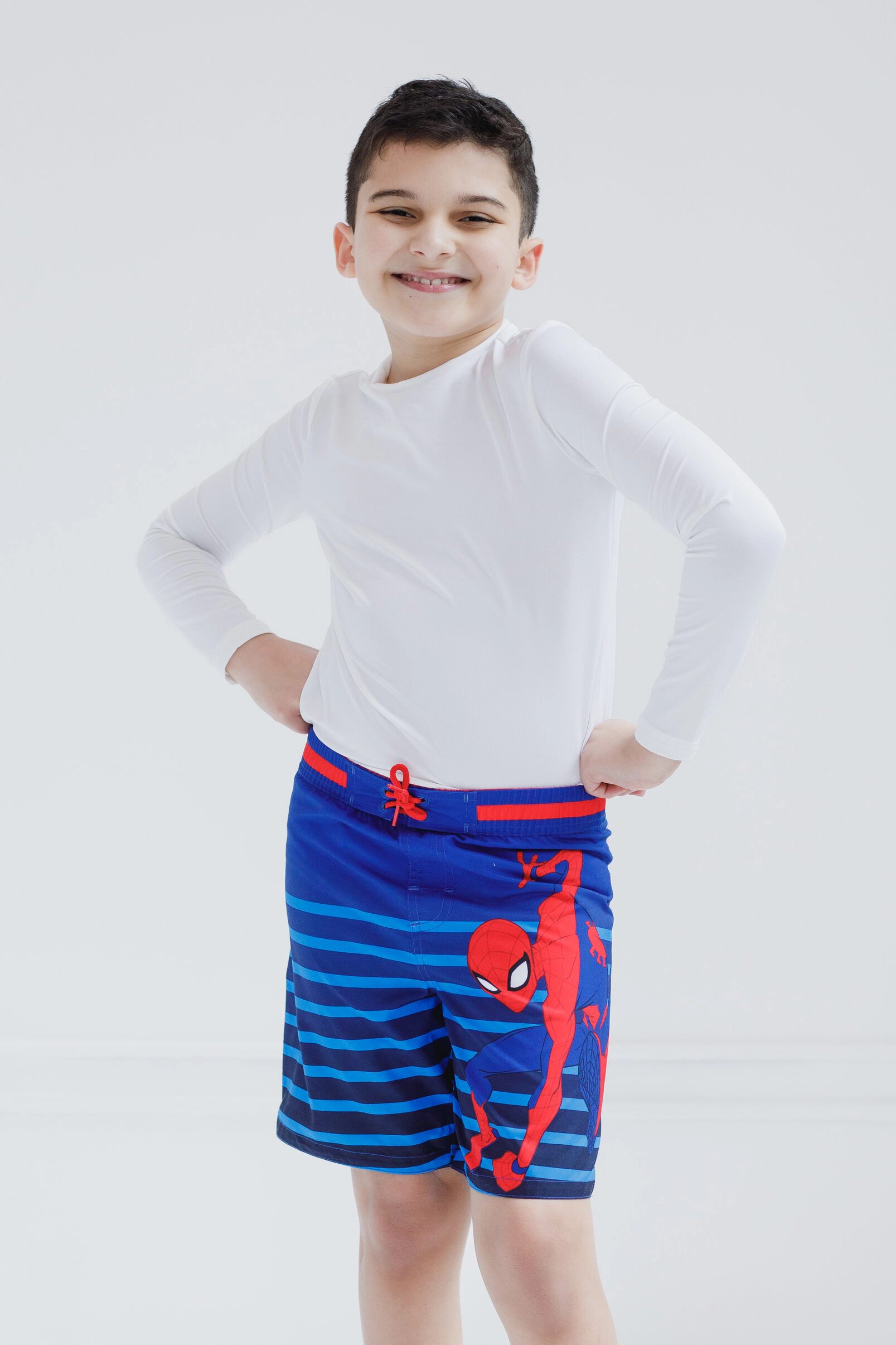 Marvel Spider-Man Boys' Swimwear Swim Trunks