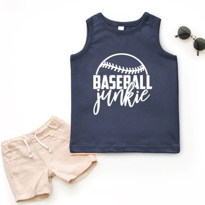 The Juniper Shop - Baseball Junkie Toddler Graphic Tank