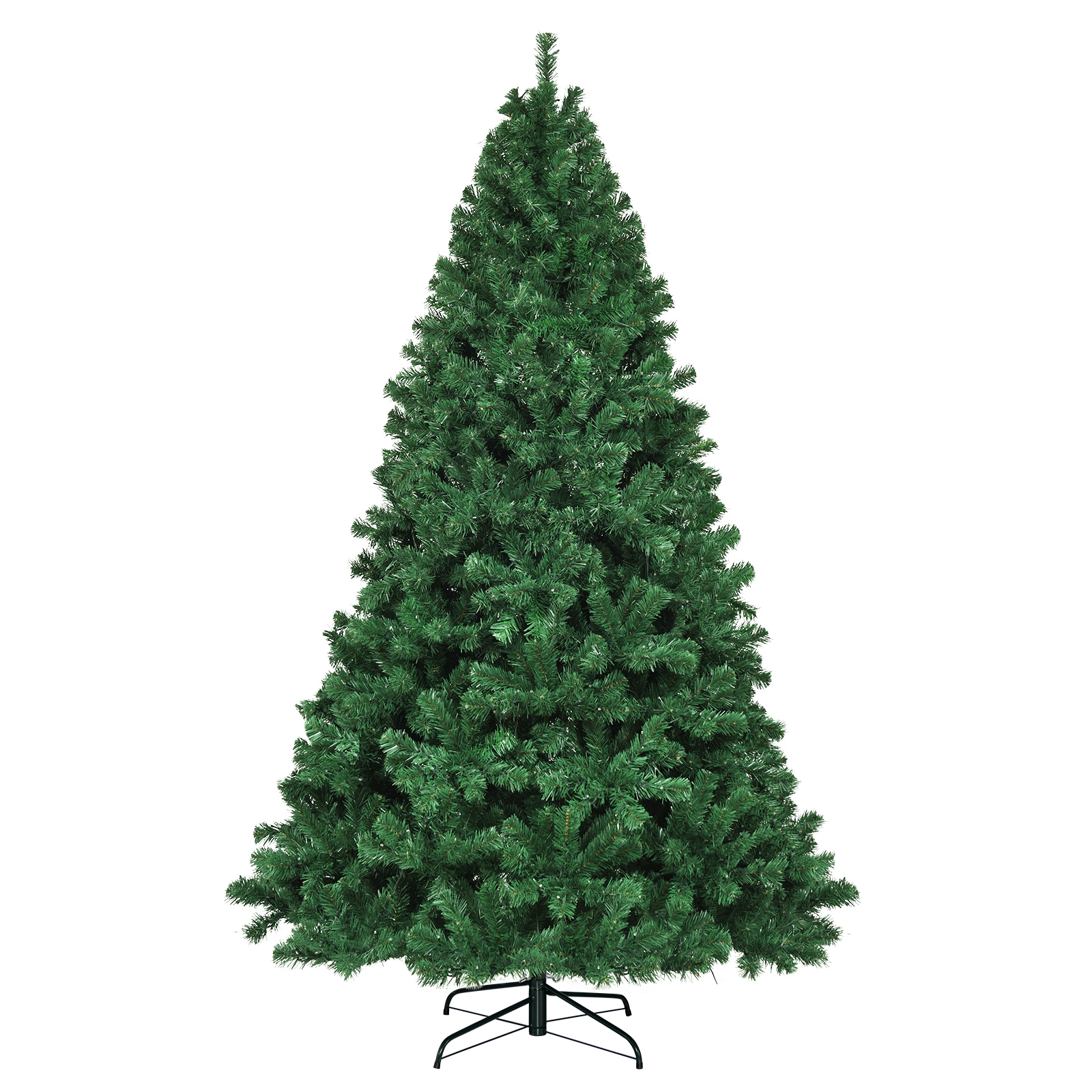 LJG 7.5 Feet Pre-Lit Artificial Spruce Christmas Tree with 550 Multicolor Lights for Festival