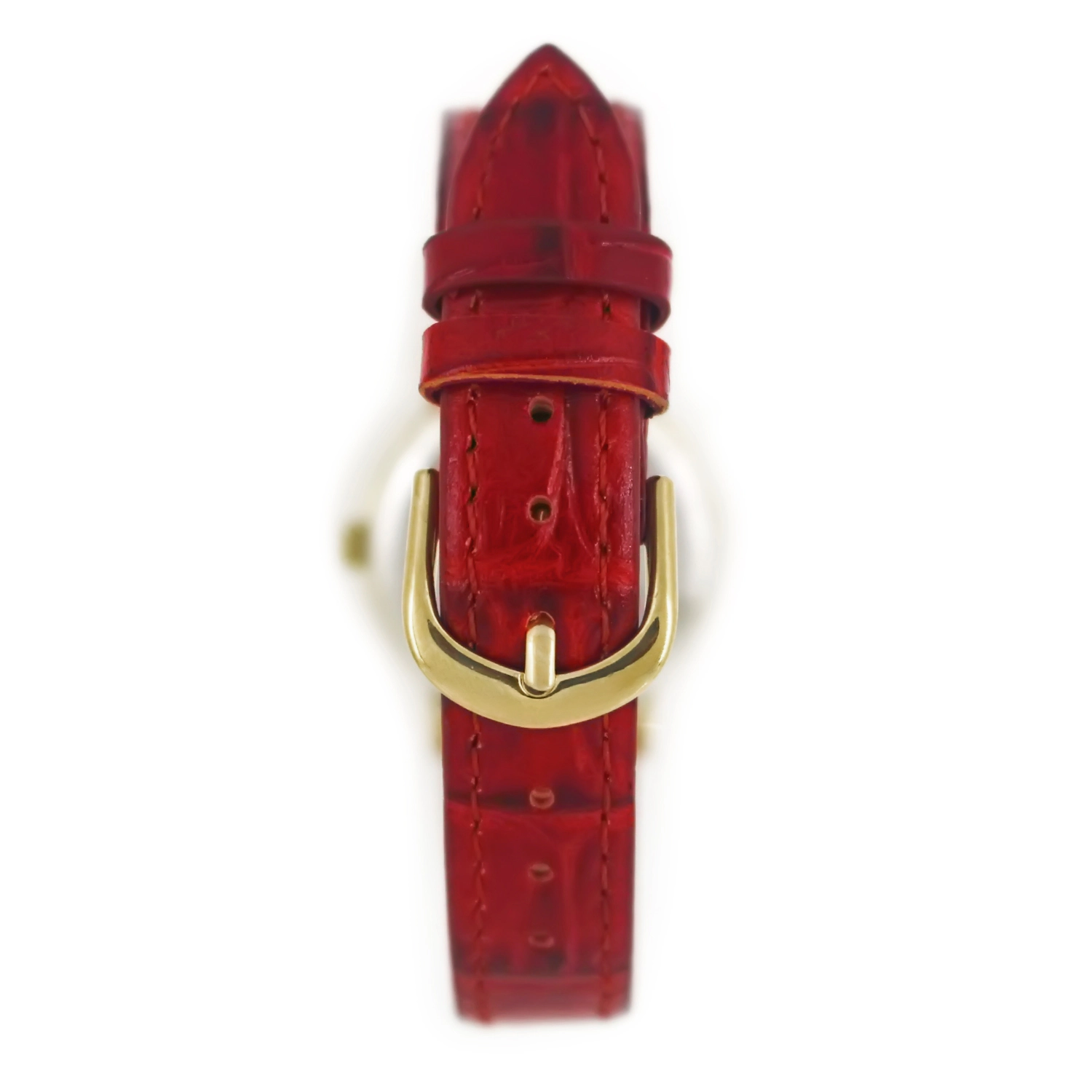 Peugeot Novelty Santa Claus Christmas  Watch with Red Leather Band by Peugeot