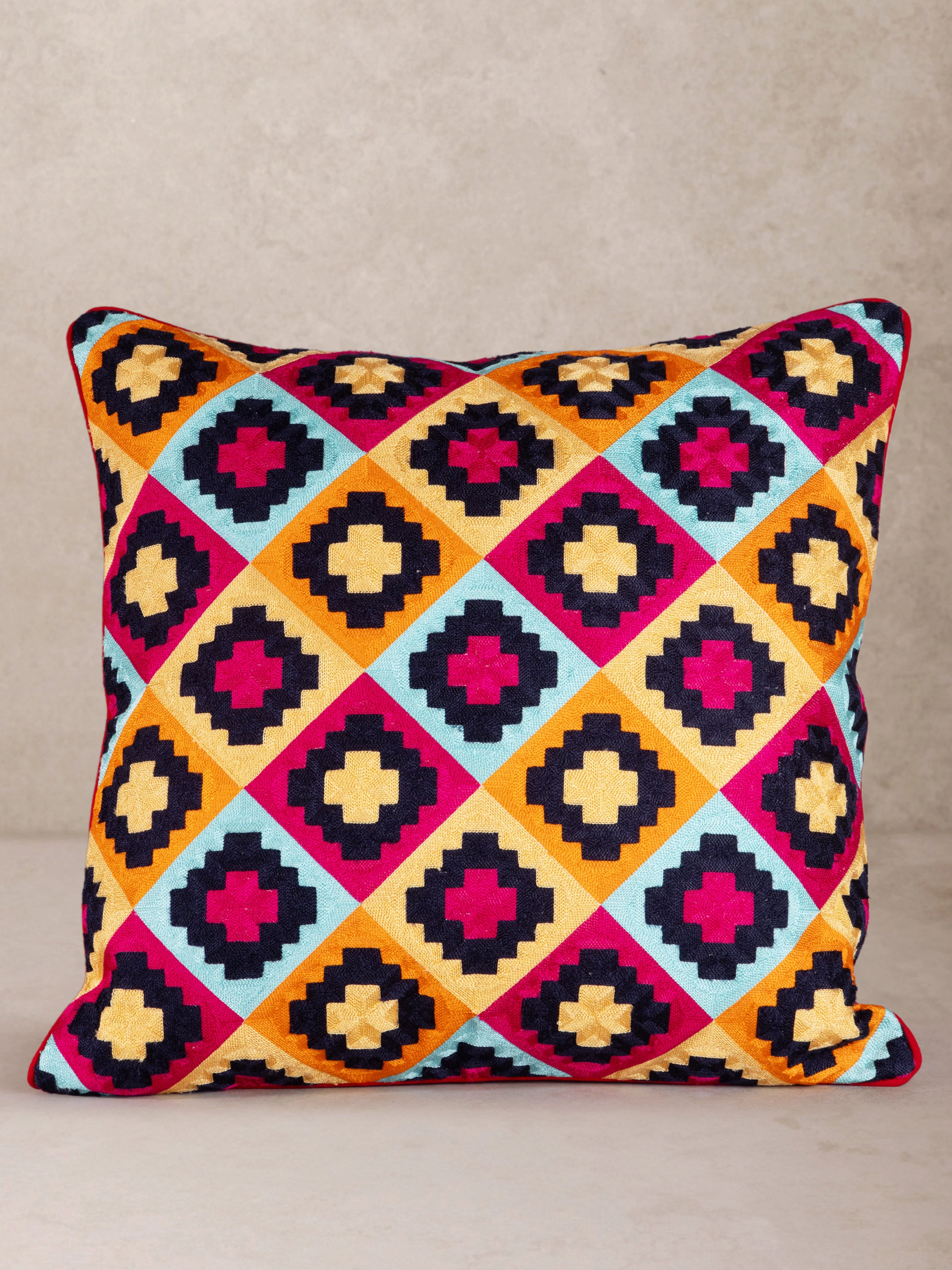 GAURI KOHLI Mandira Throw Pillow 20"x20"