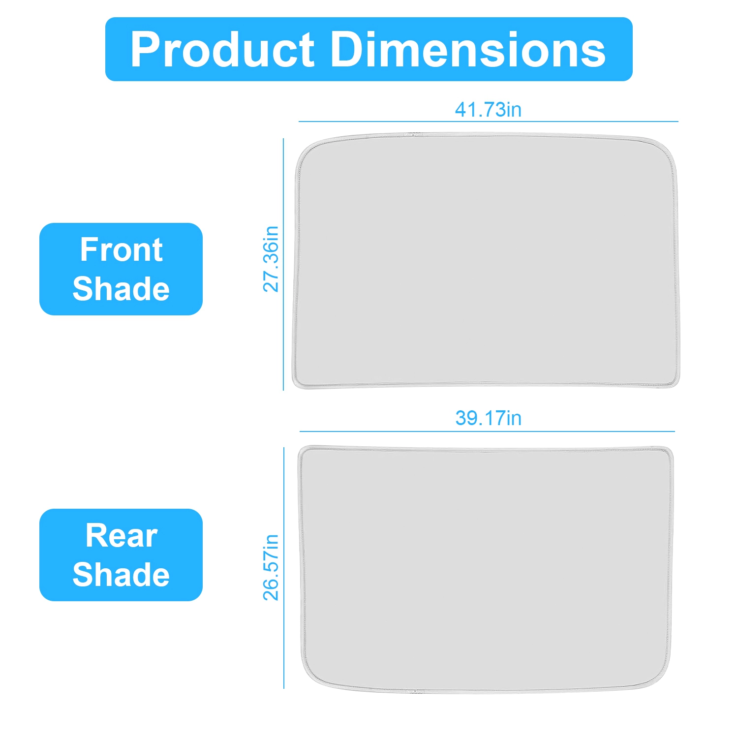 GBruno UV-Blocking Foldable Sunshade For Tesla Model Y