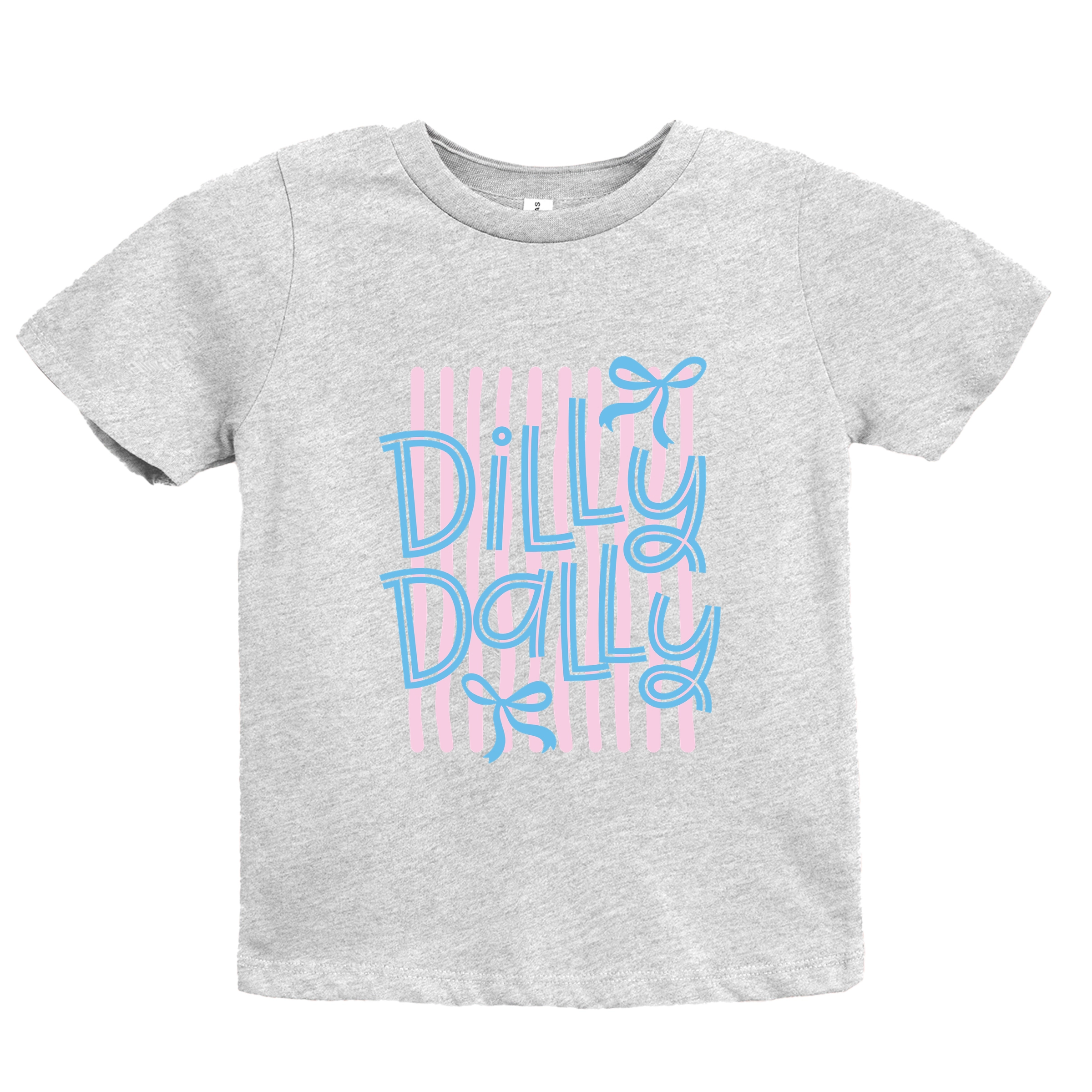The Juniper Shop - Dilly Dally Stripes Youth Short Sleeve Graphic T-Shirt