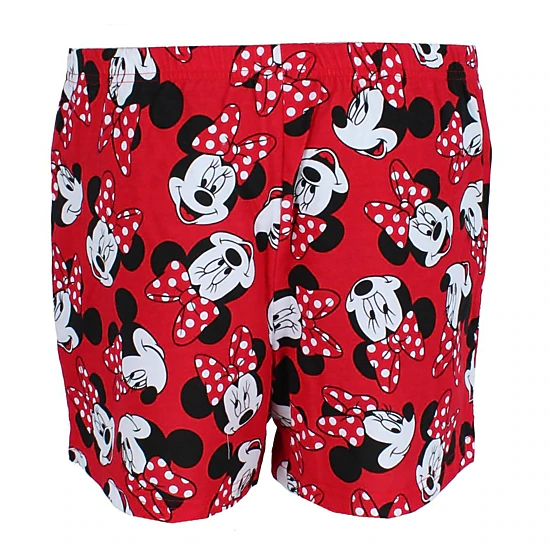 Jerry Leigh Women's Minnie Mouse Bow Toss Soft Short