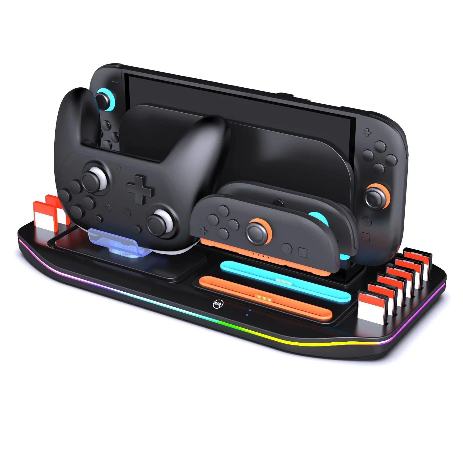 Sonicgrace RGB Organizer Charging Dock for Nintendo Switch 2
