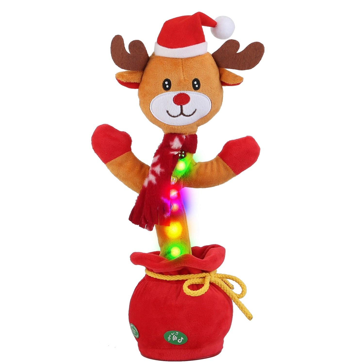 GBruno Interactive Dancing Christmas Plush Toy