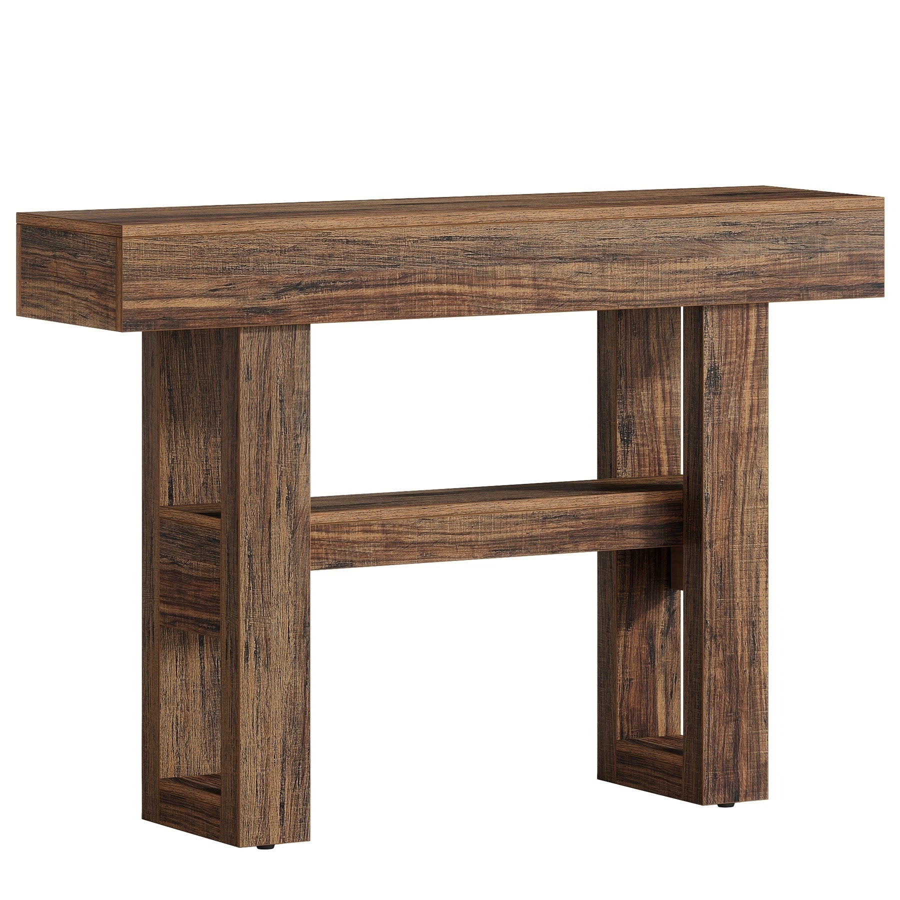 Tribesigns 41.3" Console Table, 2-Tier Narrow Sofa Entryway Table with Storage