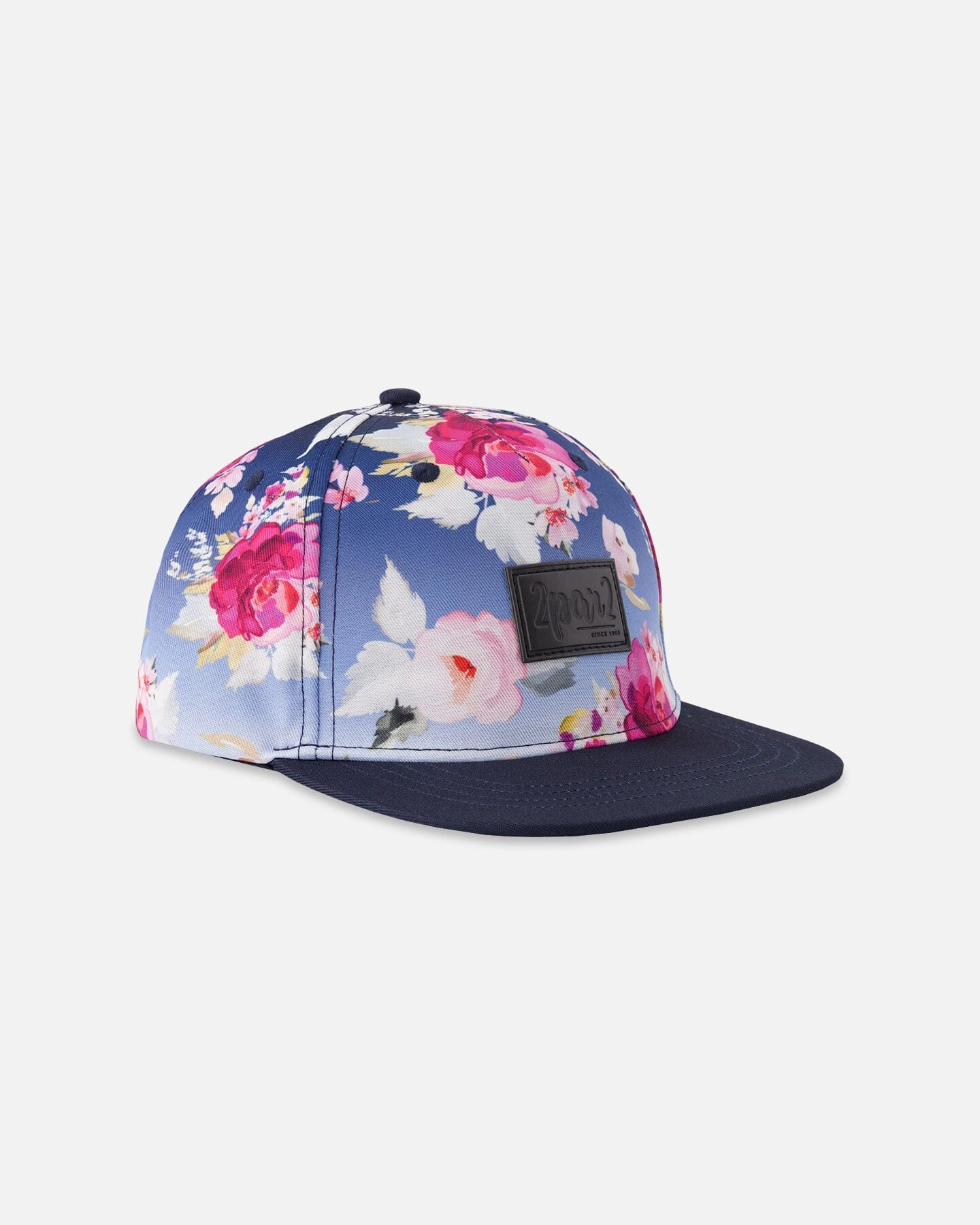 Deux par Girls Cap Rose Print