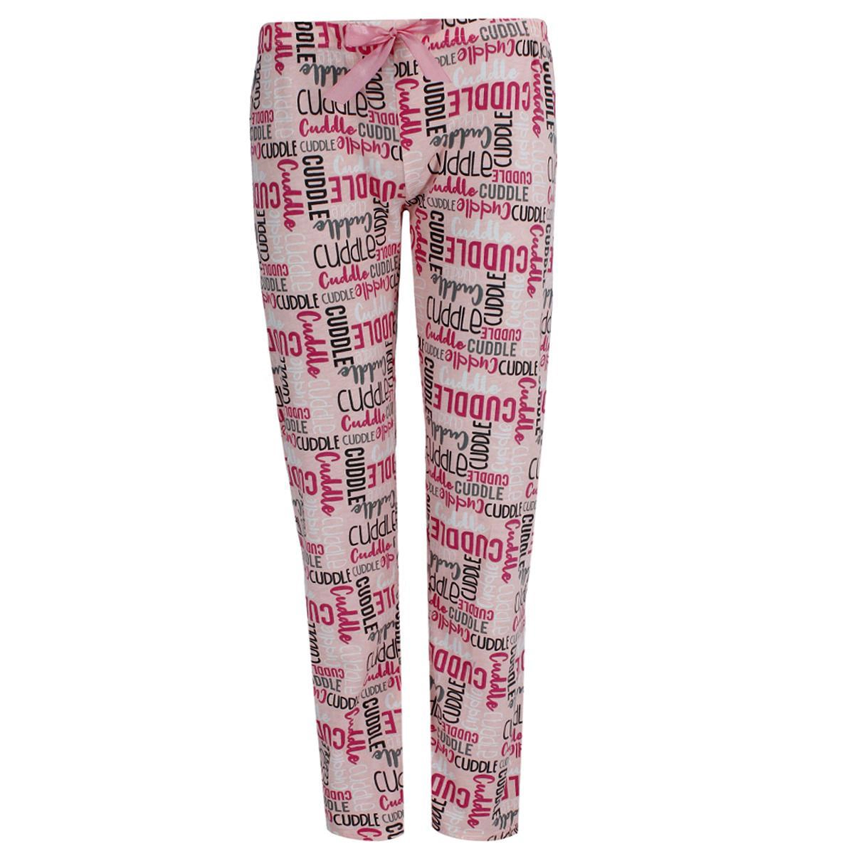 Roll Outta Bed Women's Patterned Open Bottom Pajama Pants
