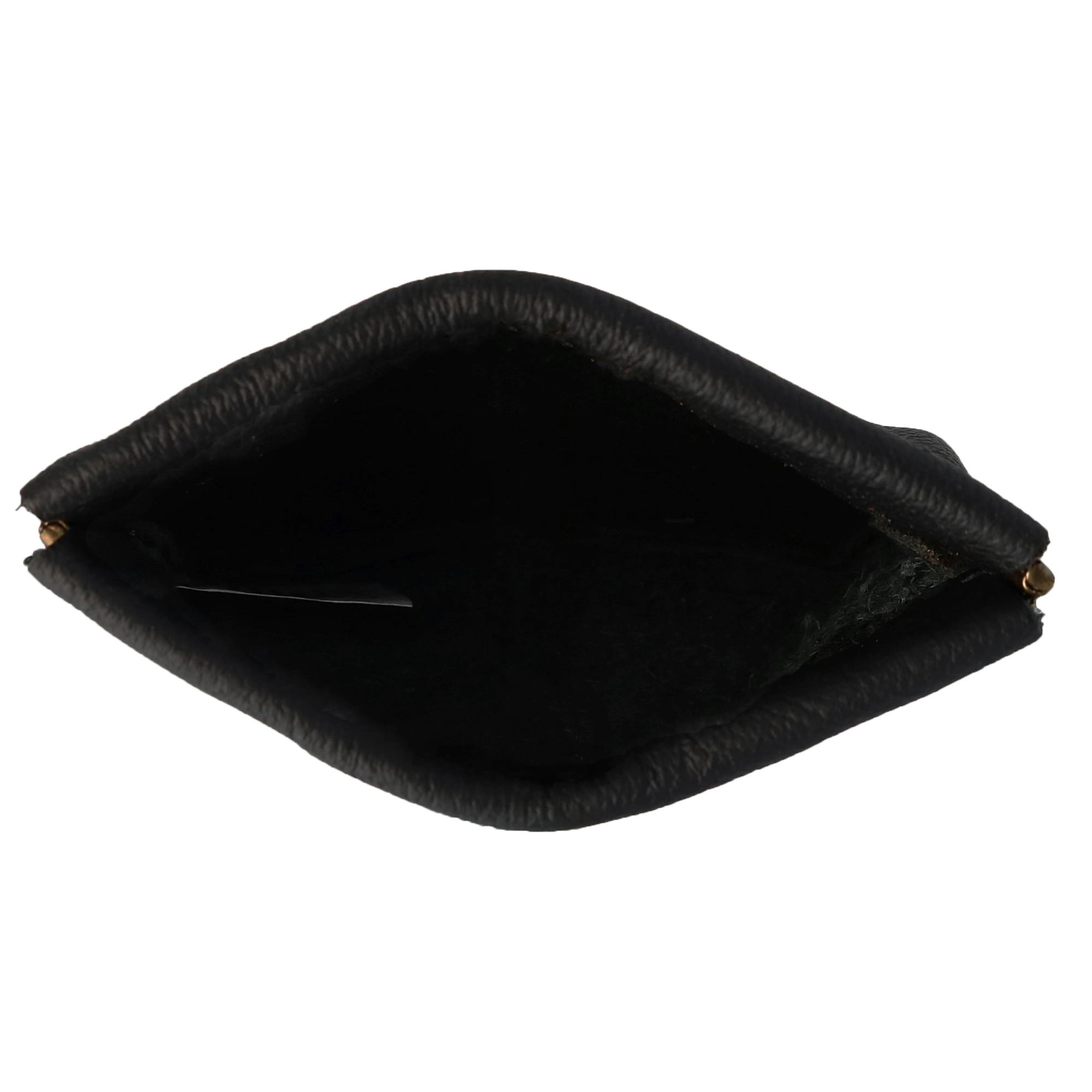 CTM Leather Squeeze Coin Change Pouch