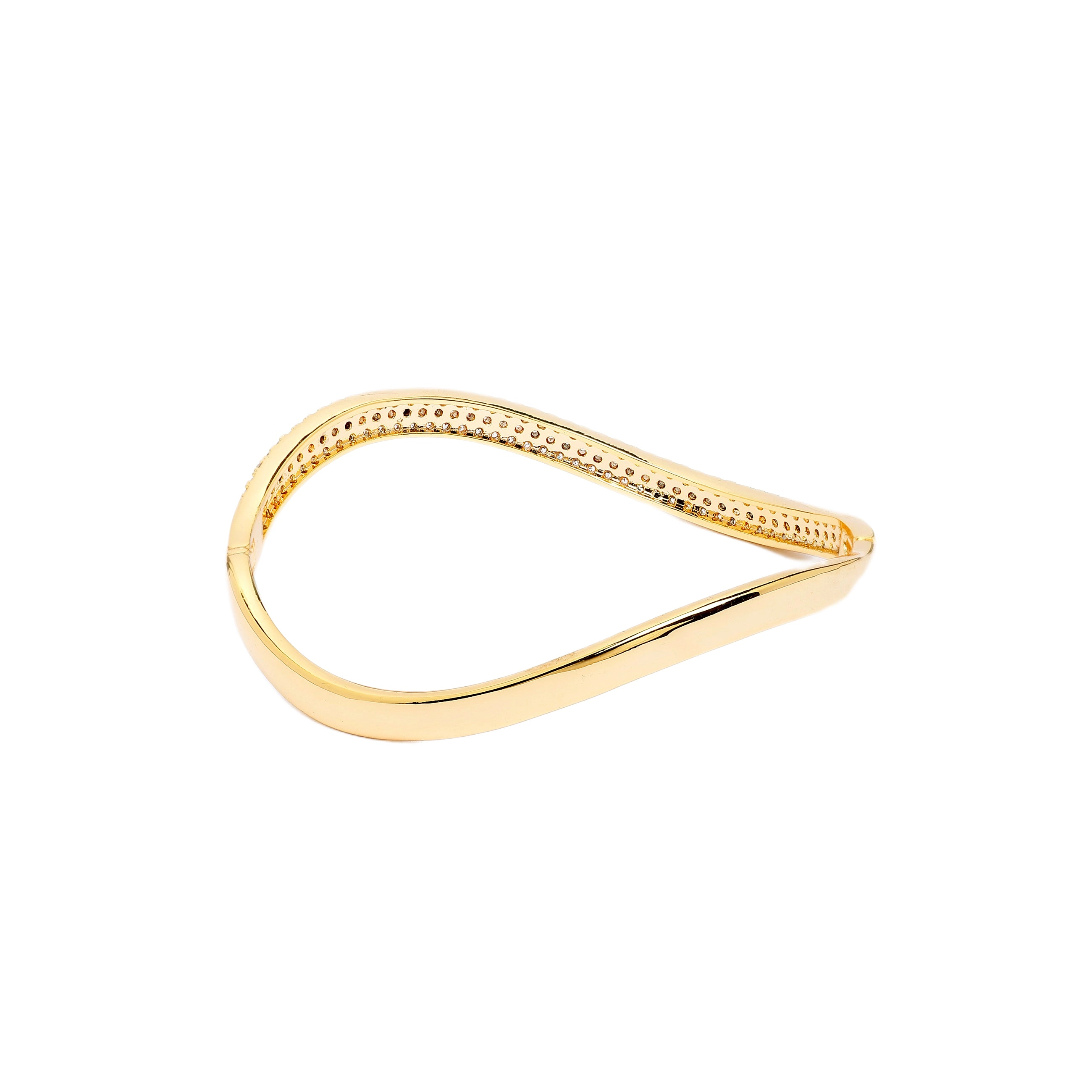 AGP PARIS Womens Glow cuff Bangle Bracelet
