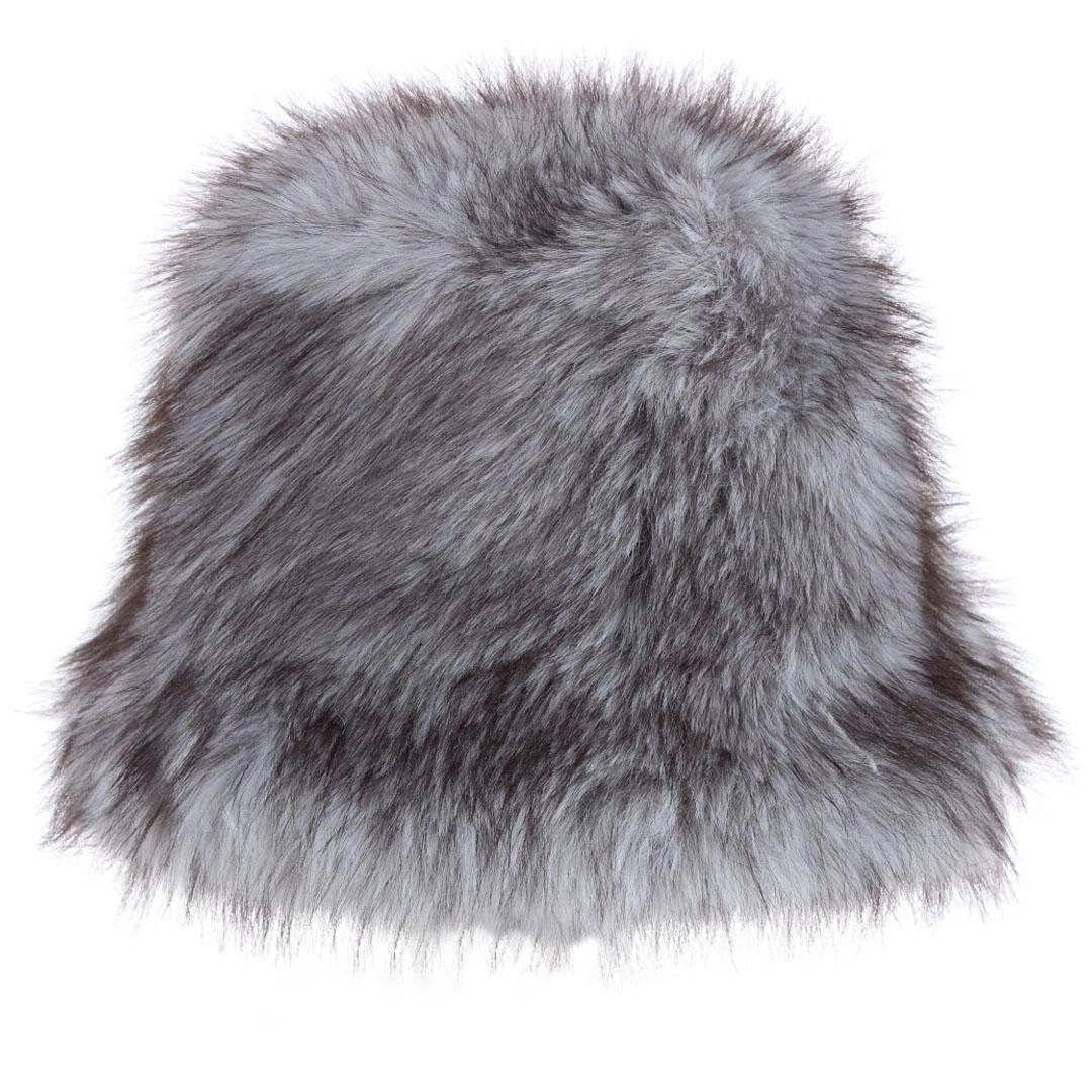 CTM® Women's Soft Fur Fuzzy Bucket Hat