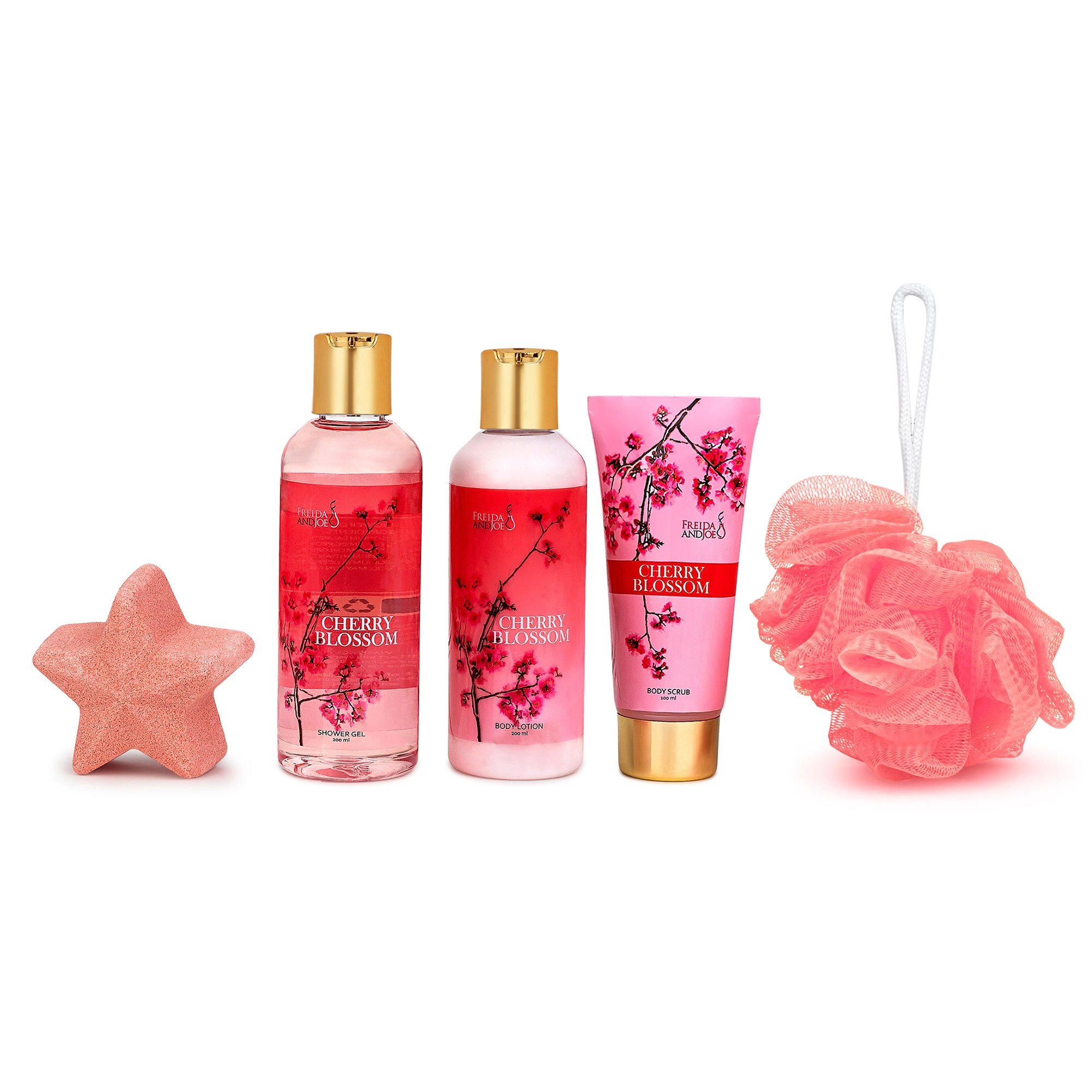 Freida and Joe Womens Fragrance Bath & Body Collection Gift Box (cherry Blossom)