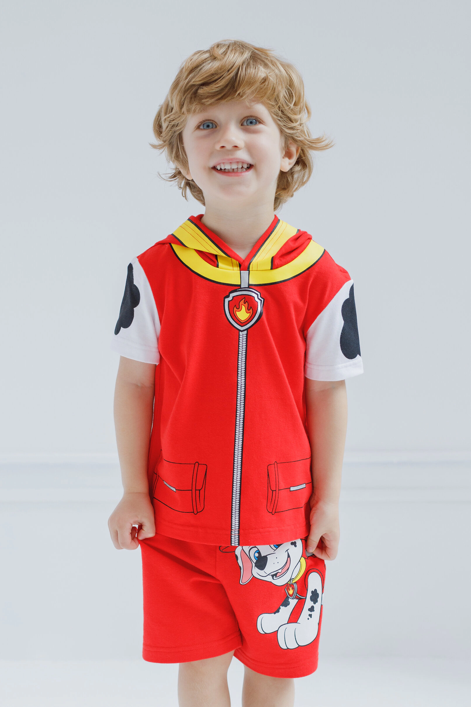 Paw Patrol Cosplay 2-Piece Hooded Tee and Shorts Set