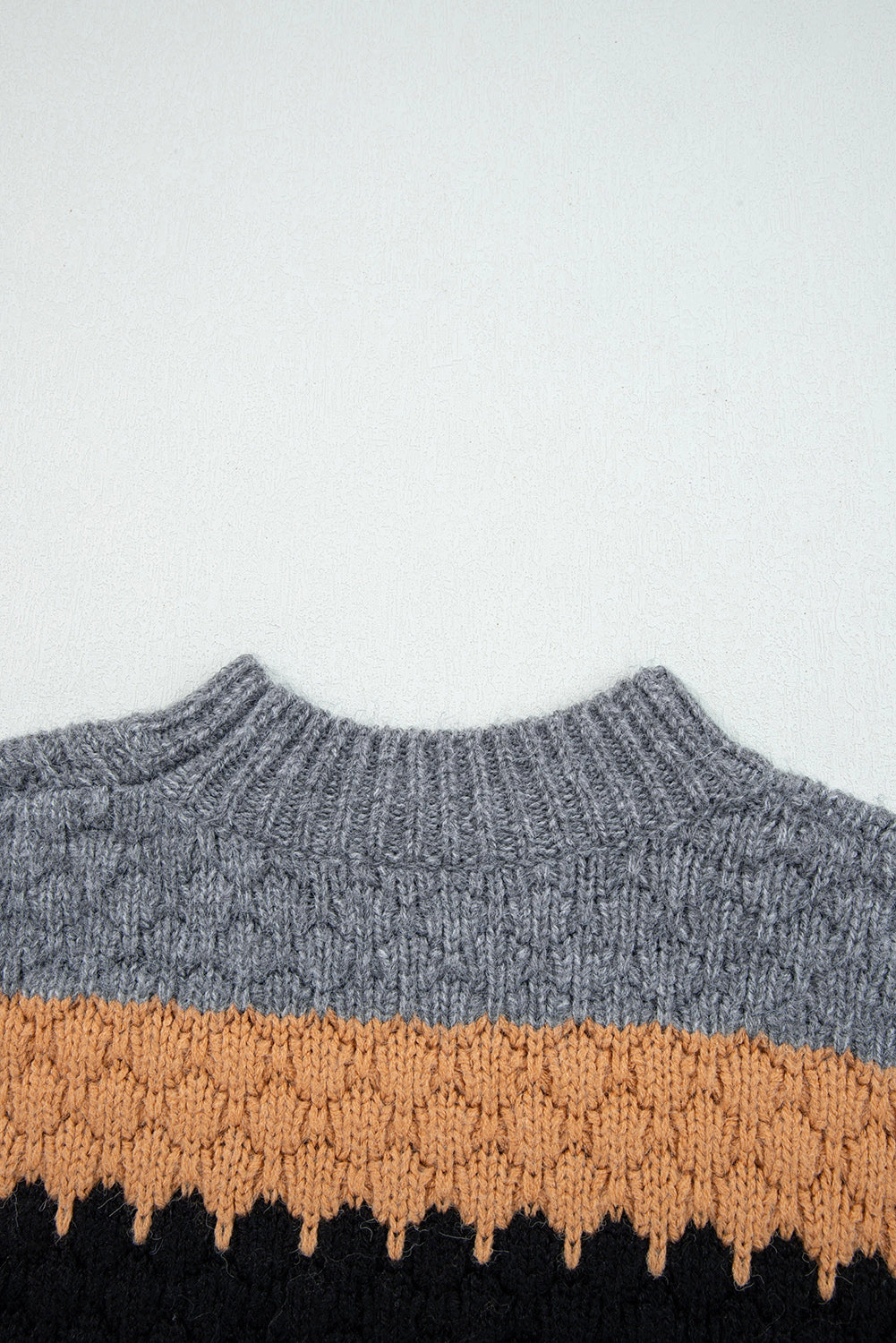 Threaded Pear Women's Abigail Block High Baggy Sweater
