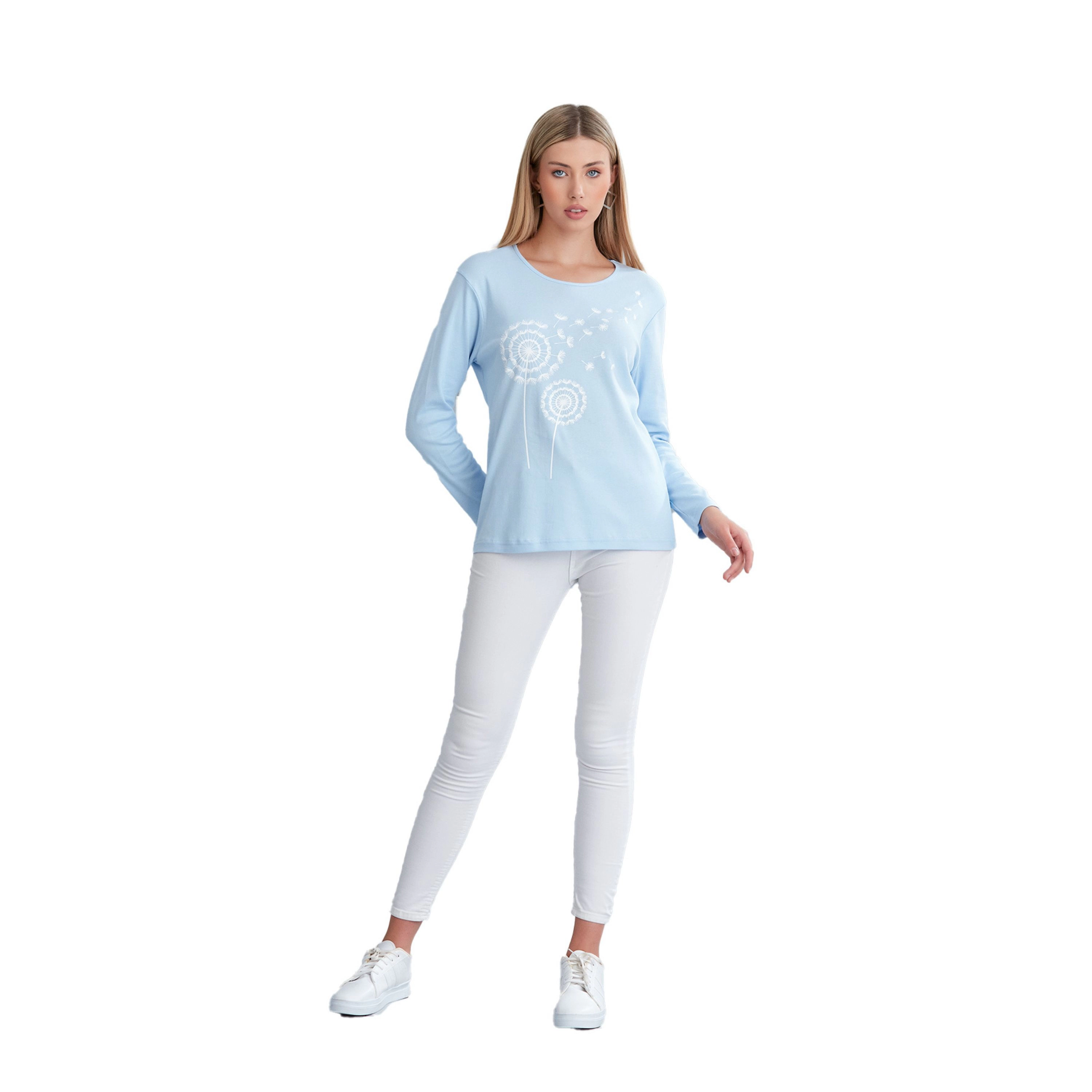 Wear Sierra Women's Long Sleeve Scoop Neck Shirt