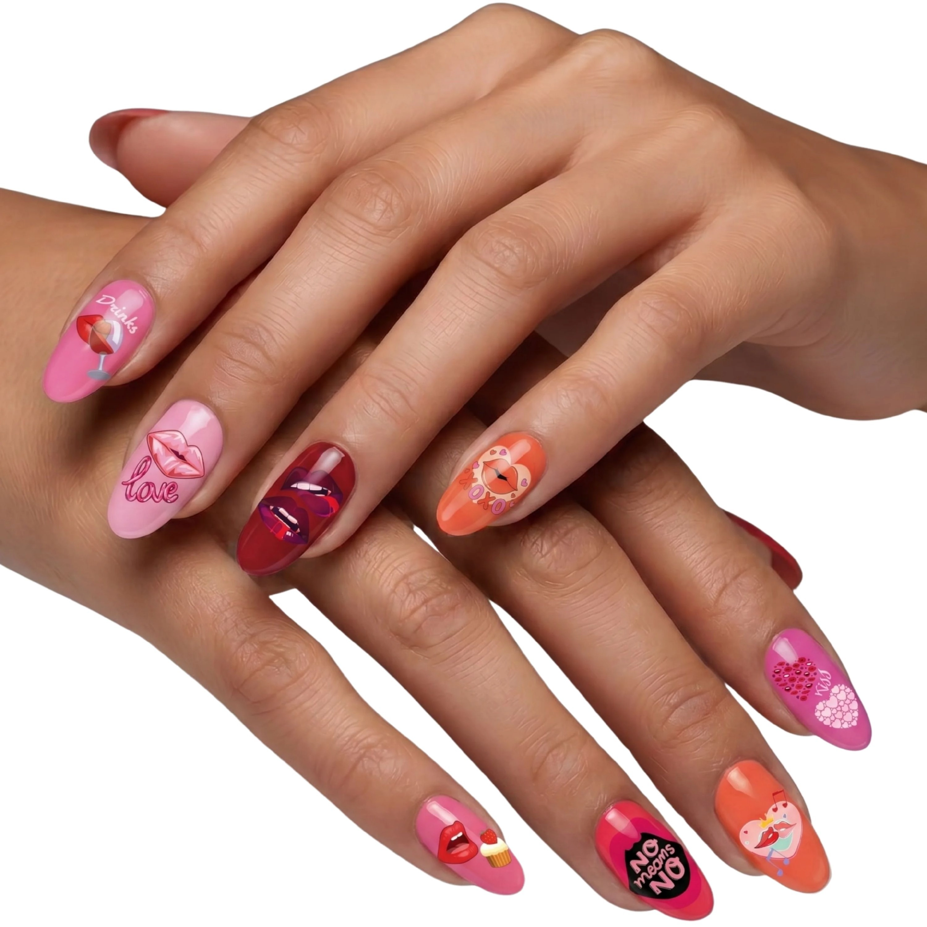 XPNail Women's Nail Polish Strips Pout 16ct