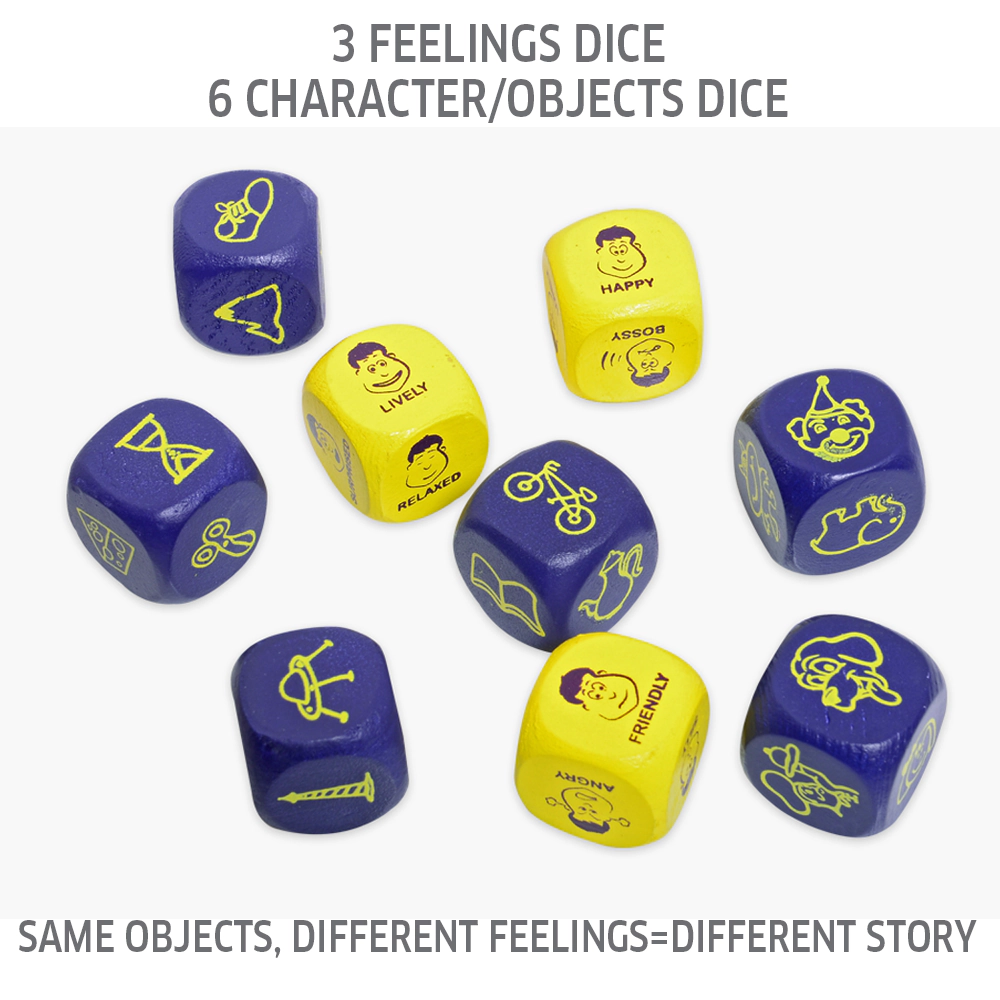 Chalk & Chuckles Rolling Tales Dice Game - 1 or More Players
