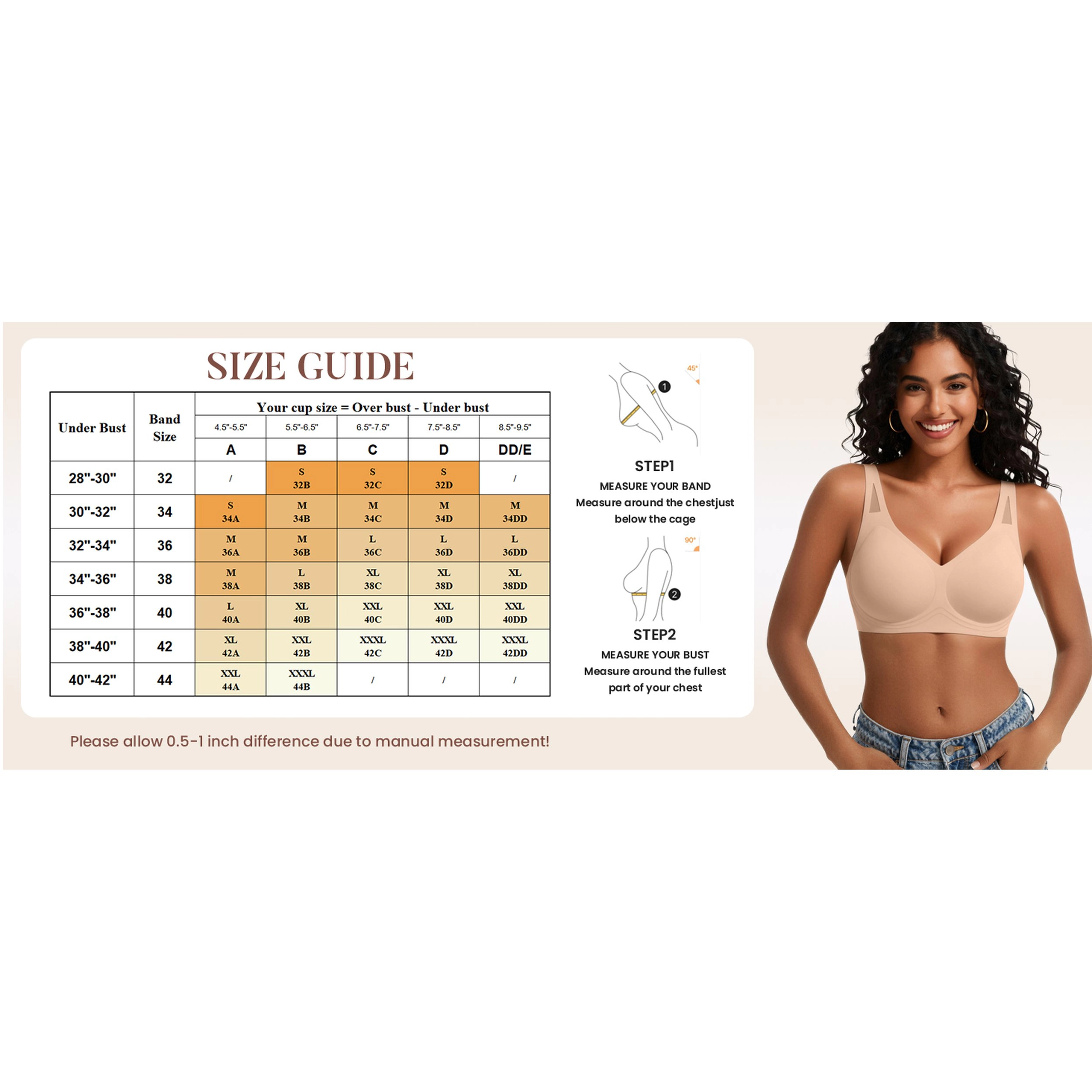 Avidlove Women's Seamless Mesh Wireless Padded Bra