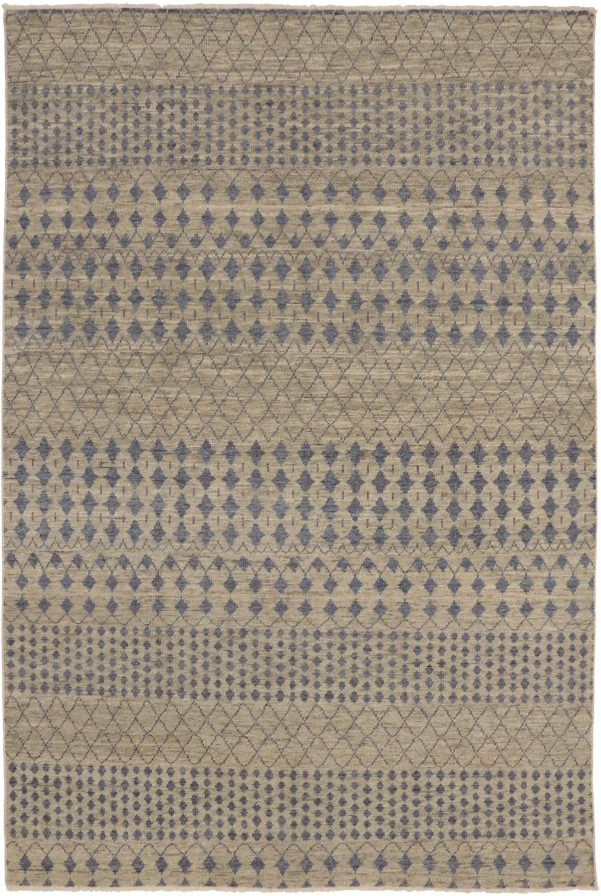 Magic Rugs Beige & Gray Transitional Floral 6X9 Oriental Rug