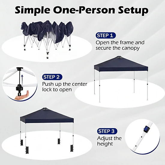 Hivvago Portable Commercial Pop Up Canopy Tent