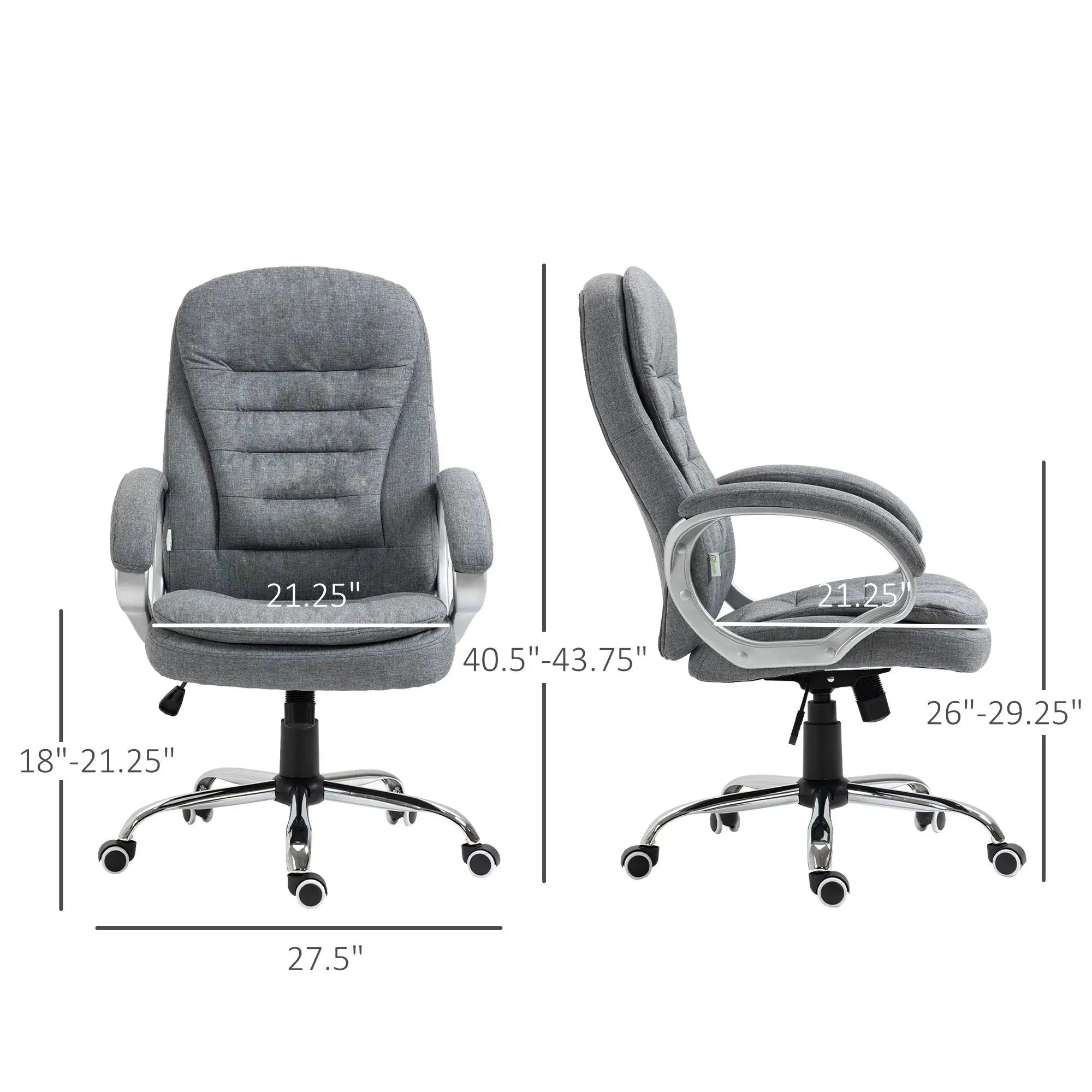 Platinum-Level Office Chairs Executive Office Chair With High Back Lumbar Support And Adjustable Height