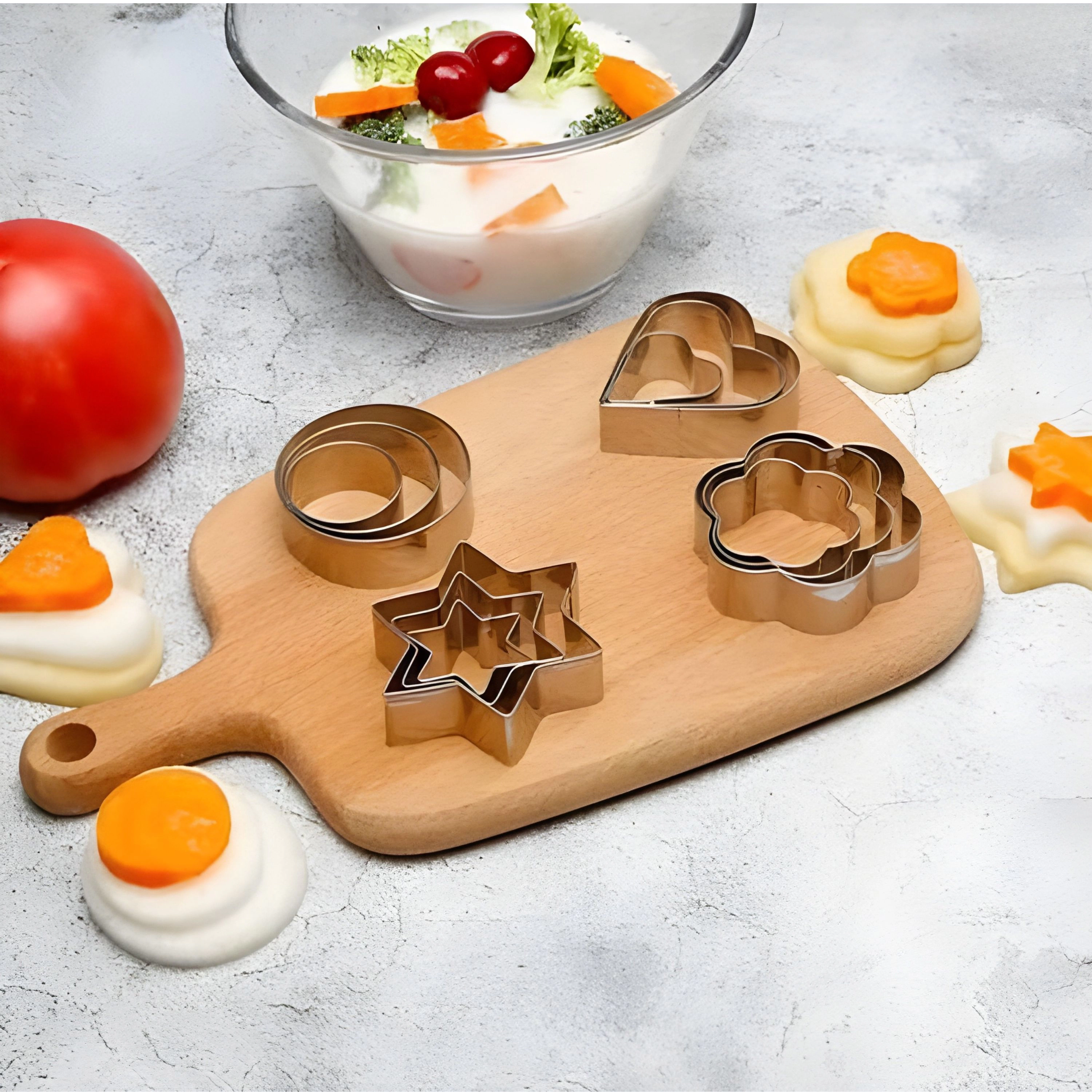 Kitcheniva 12 Pcs Stainless Steel Cookie Cutter Set