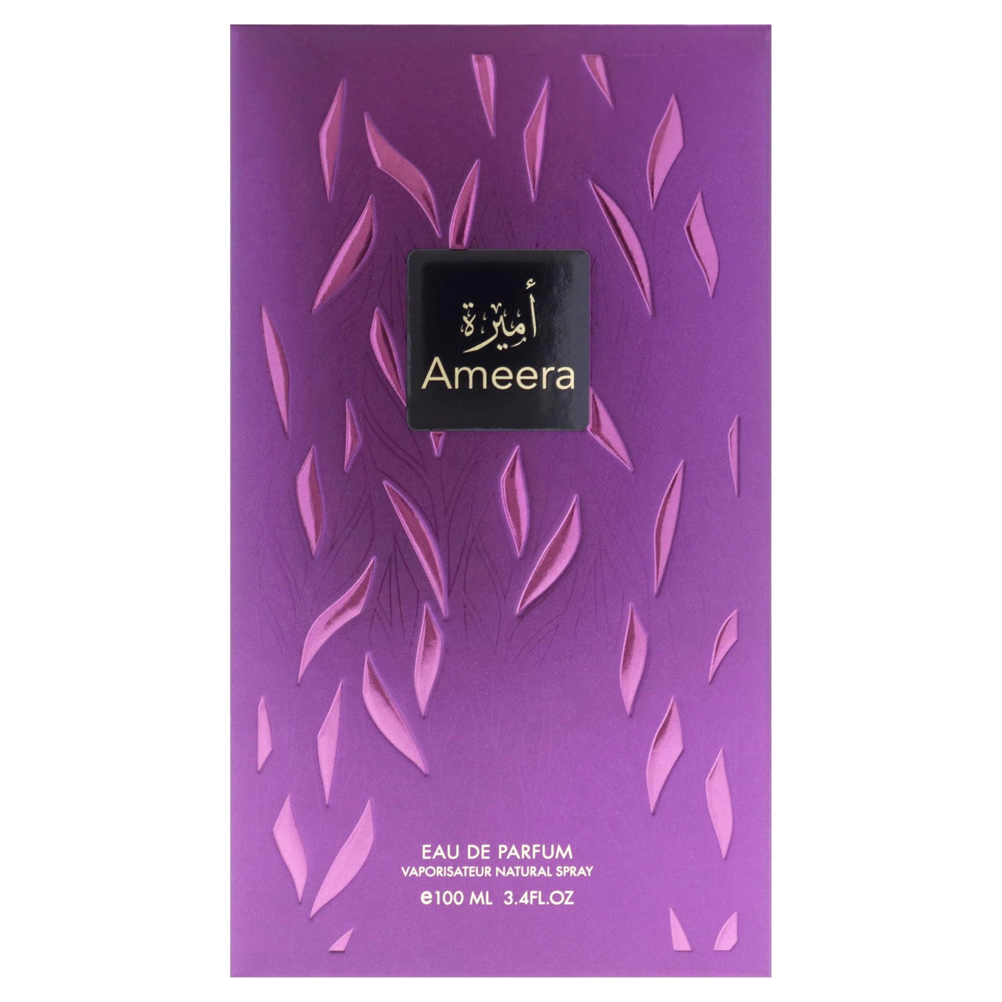 Risala Ameera Eau de Parfum Unisex - Oriental Floral Oud, 3.4 oz Spray