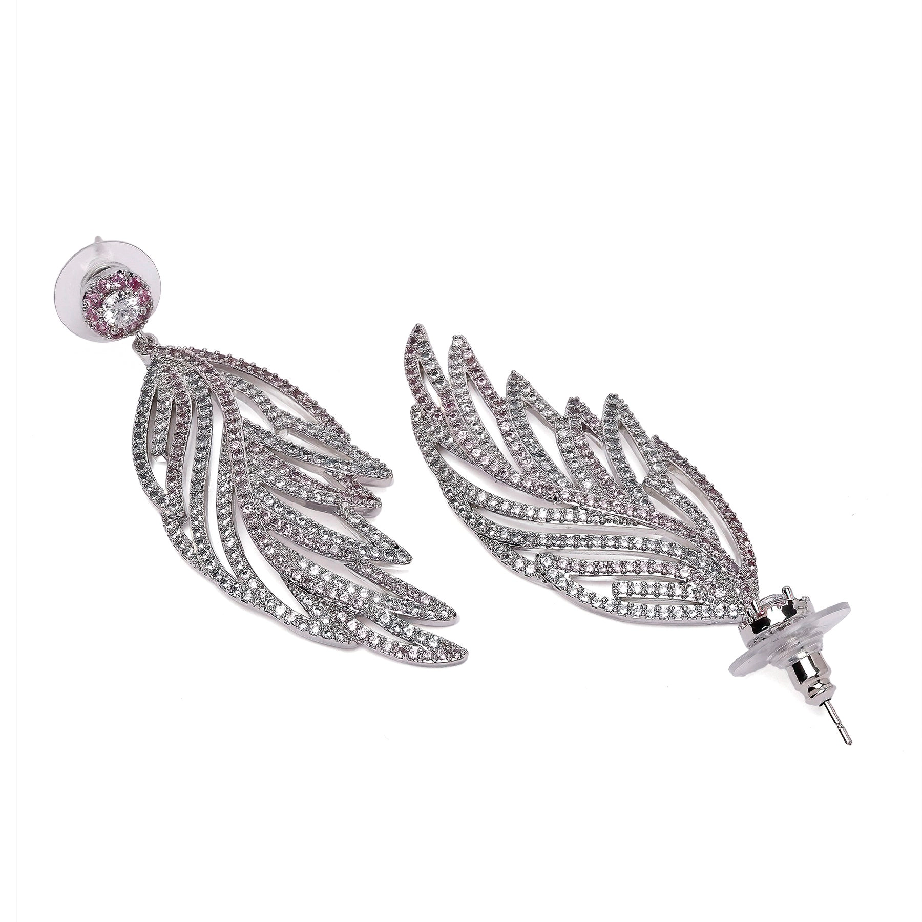 AGP PARIS Womens Diva Leaf Shaped Western Drop Earrings