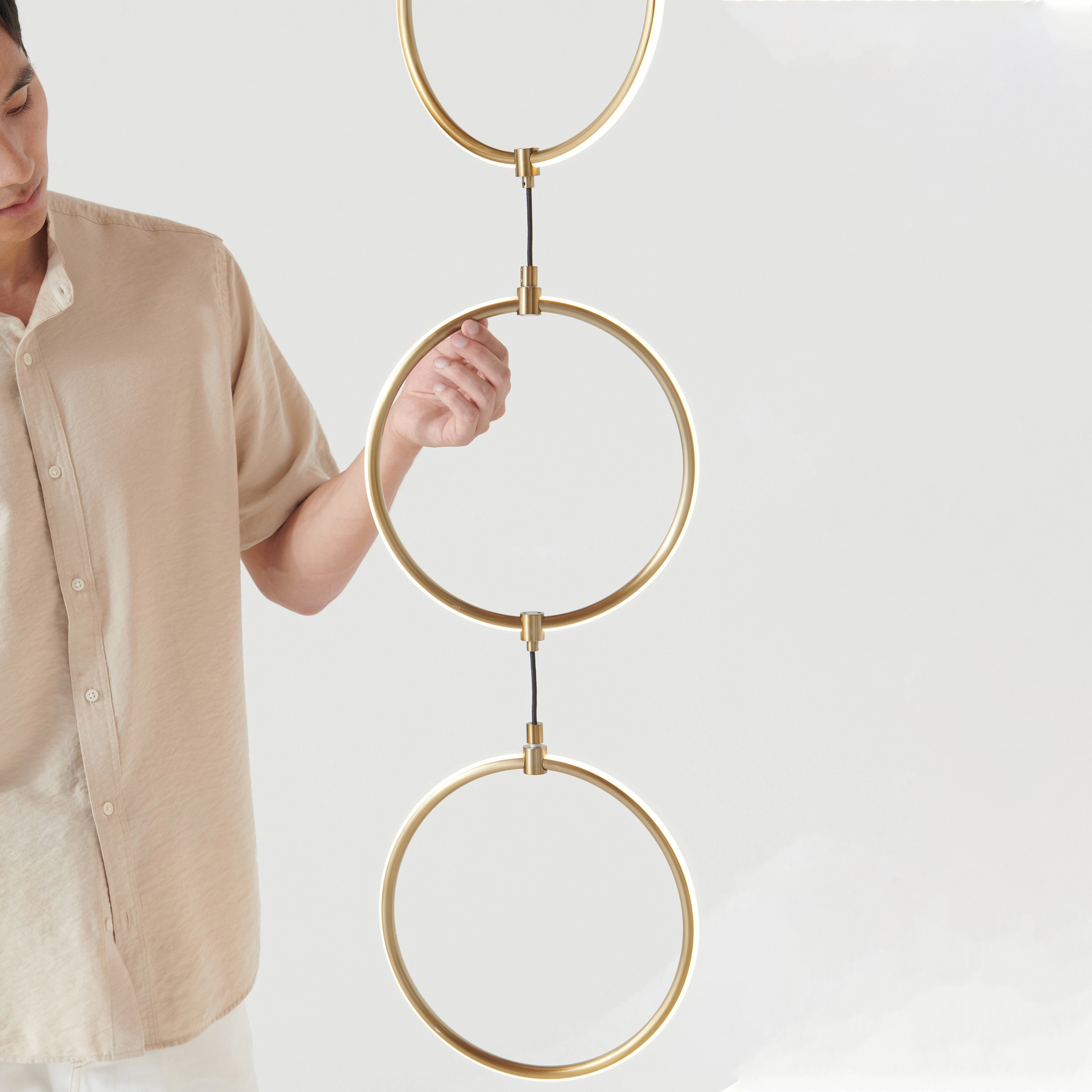 Brightech Nova Halo Ring Floor Lamp
