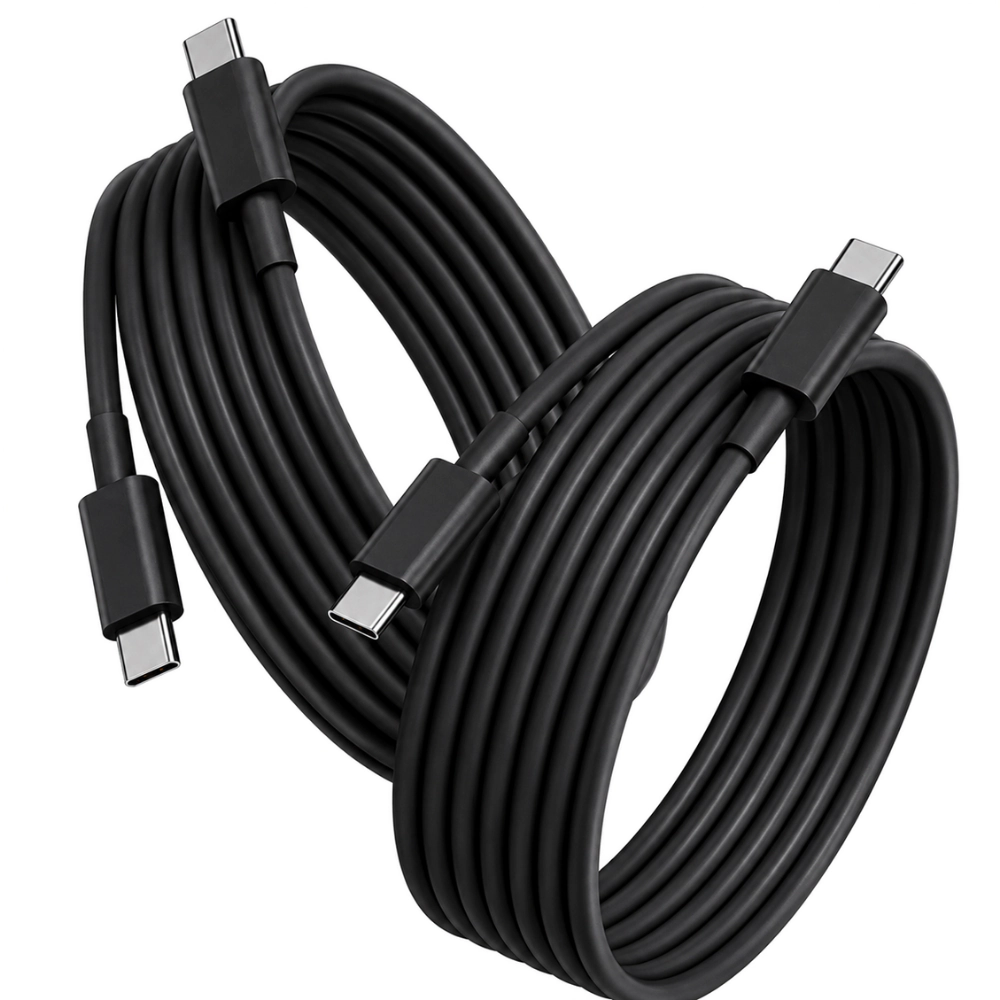 Qixxronics USB C to Cable [2PCS 6FT], Type Data Sync Charging for Samsung Galaxy S24 S25 S26, Z Flip/Fold