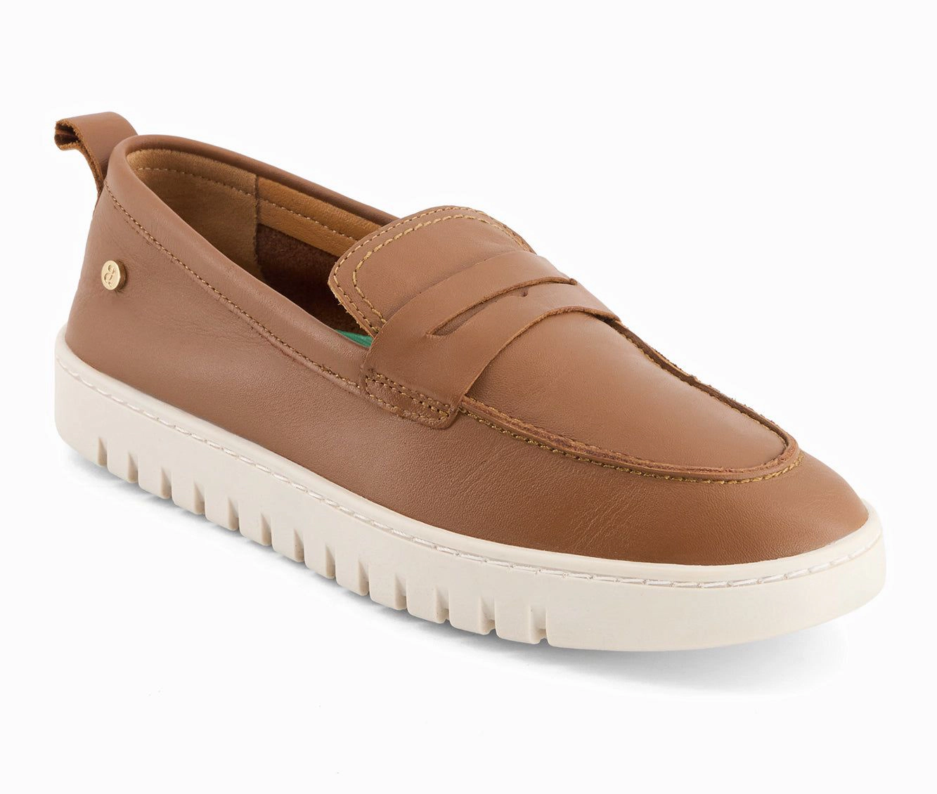 Andrea Womens Leather Loafers Llight Weight