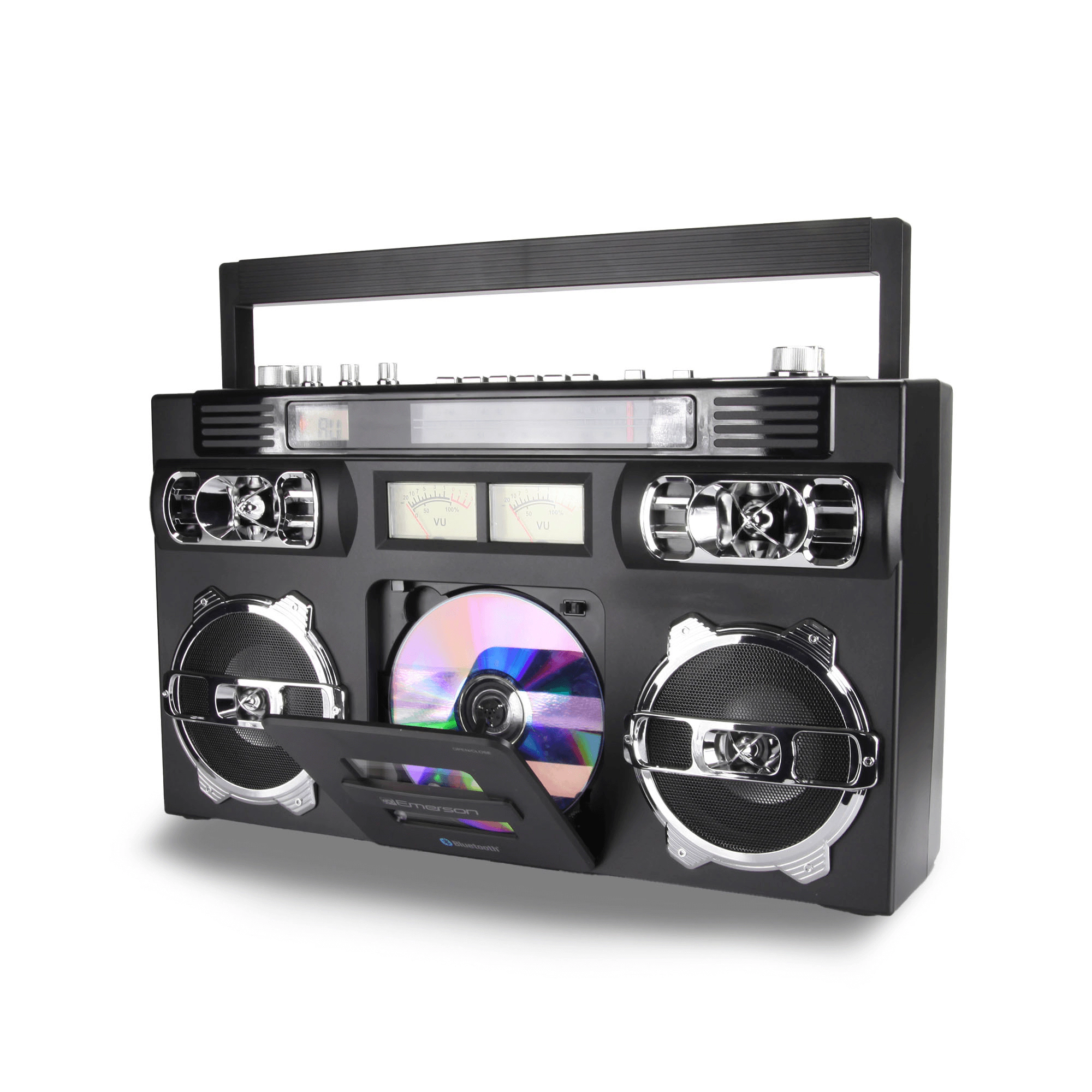Emerson Retro Portable CD Boombox with Programmable Memory