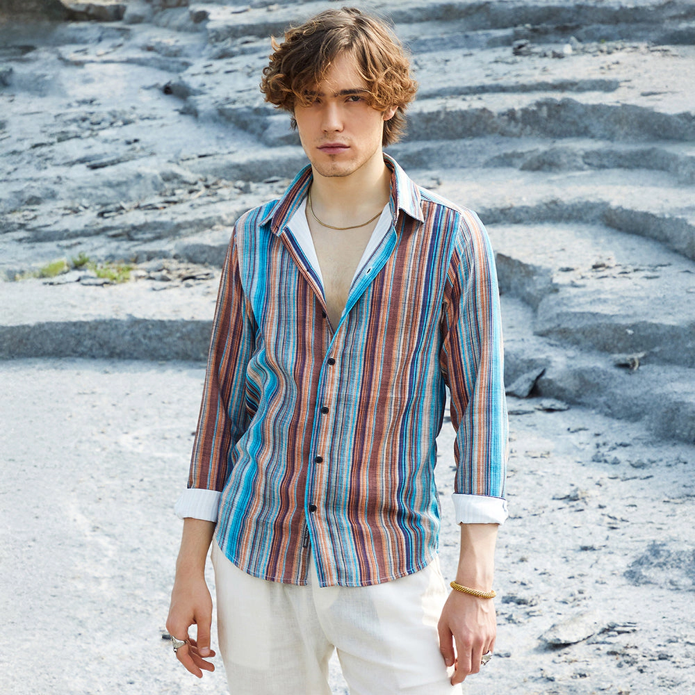 Multitrack-Striped Shirt
