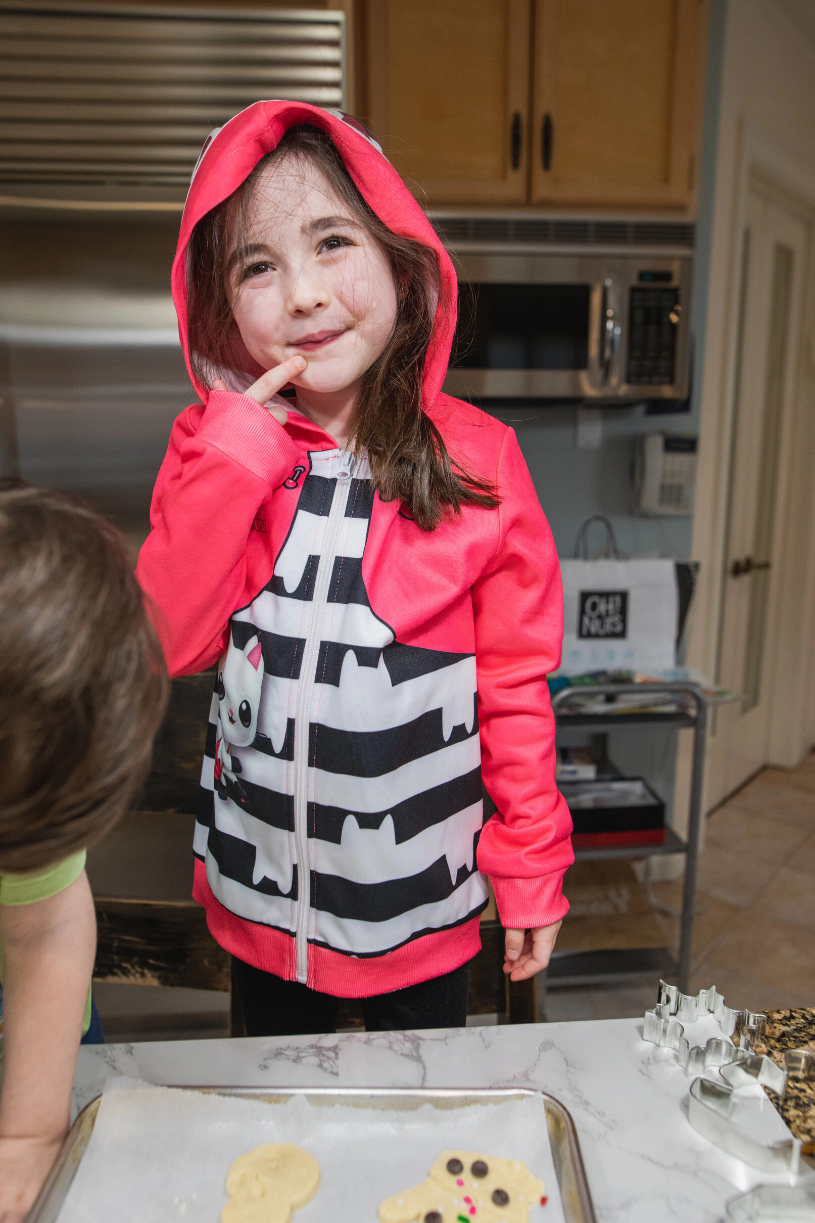 Dreamworks Gabby's Dollhouse Pandy Paws Girls' Fleece Cosplay Zip-Up Hoodie