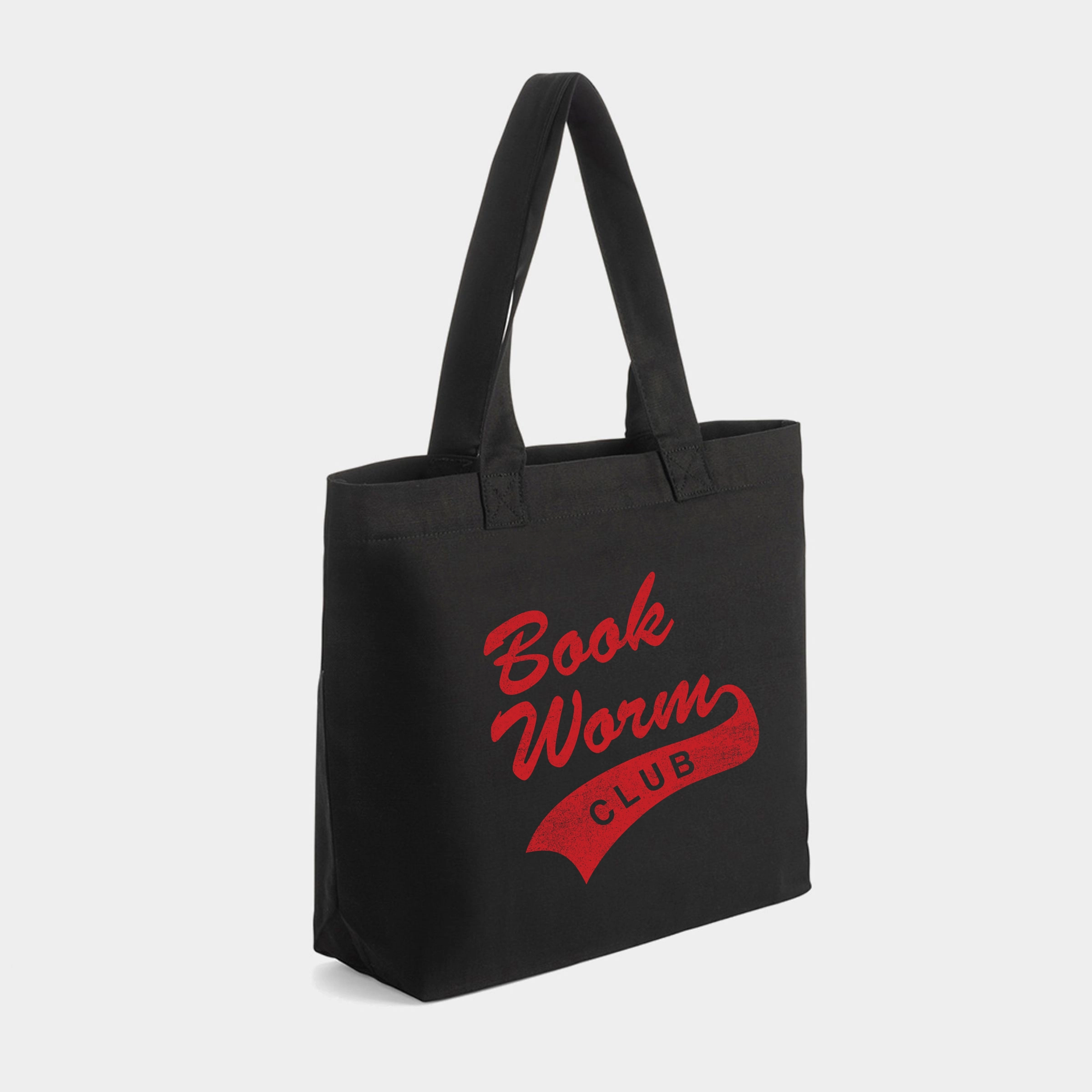 Simply Sage Market - Zippered Canvas Tote Book Worm Club Distressed