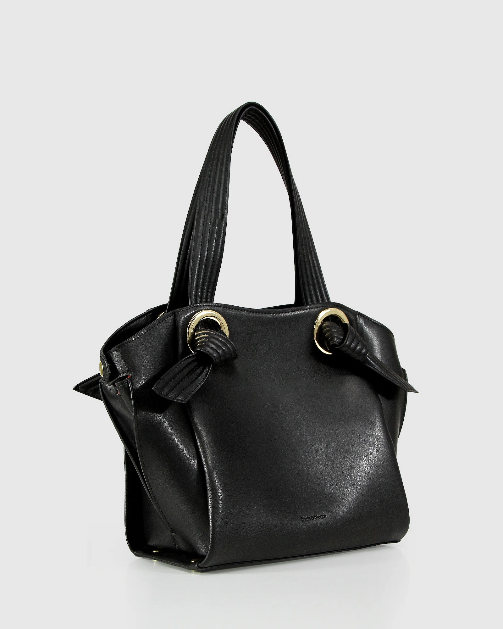 Belle & Bloom Womens Heart Of Gold Leather Shoulder Bag