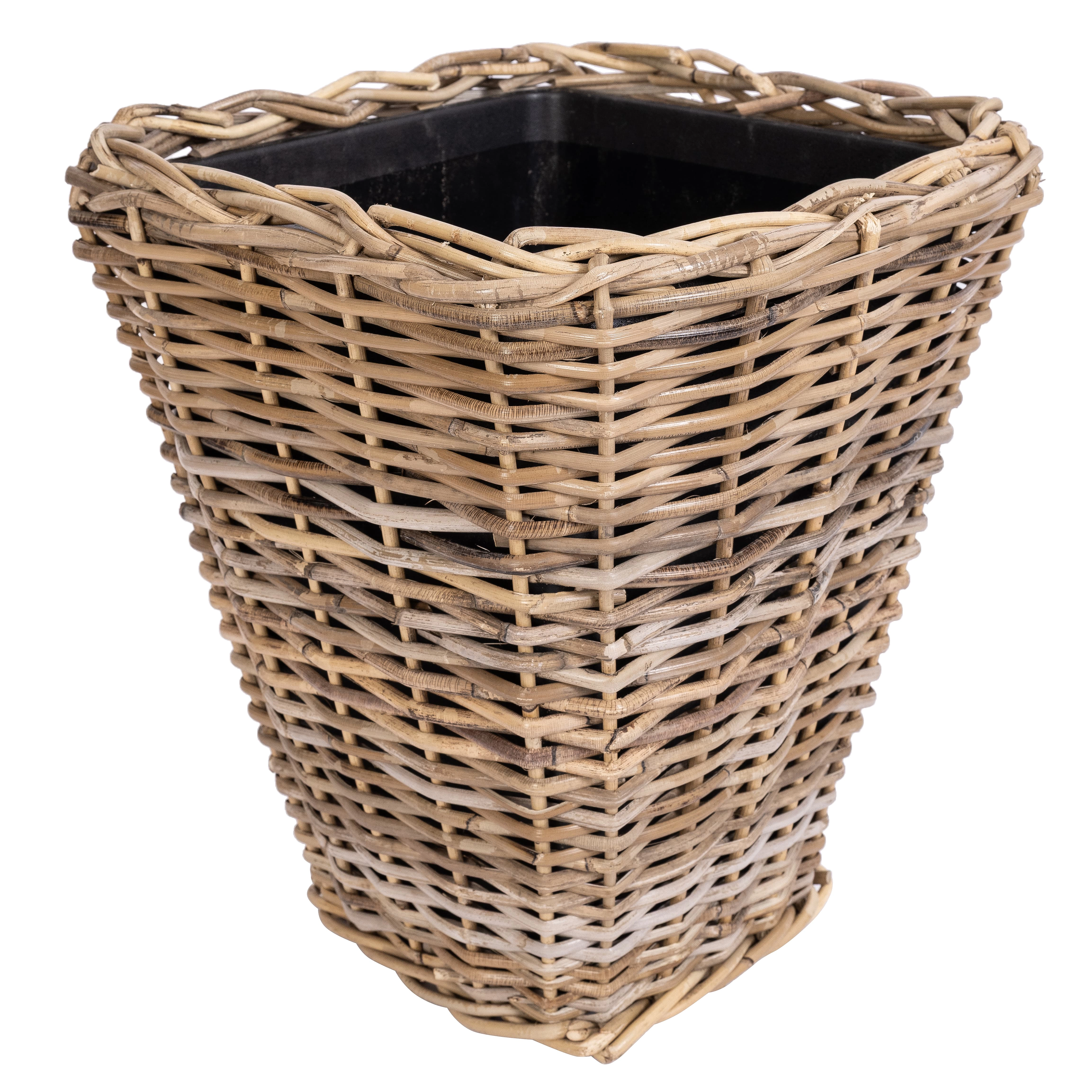 Saboga Home™ Square Tapered Planter with Plastic Insert