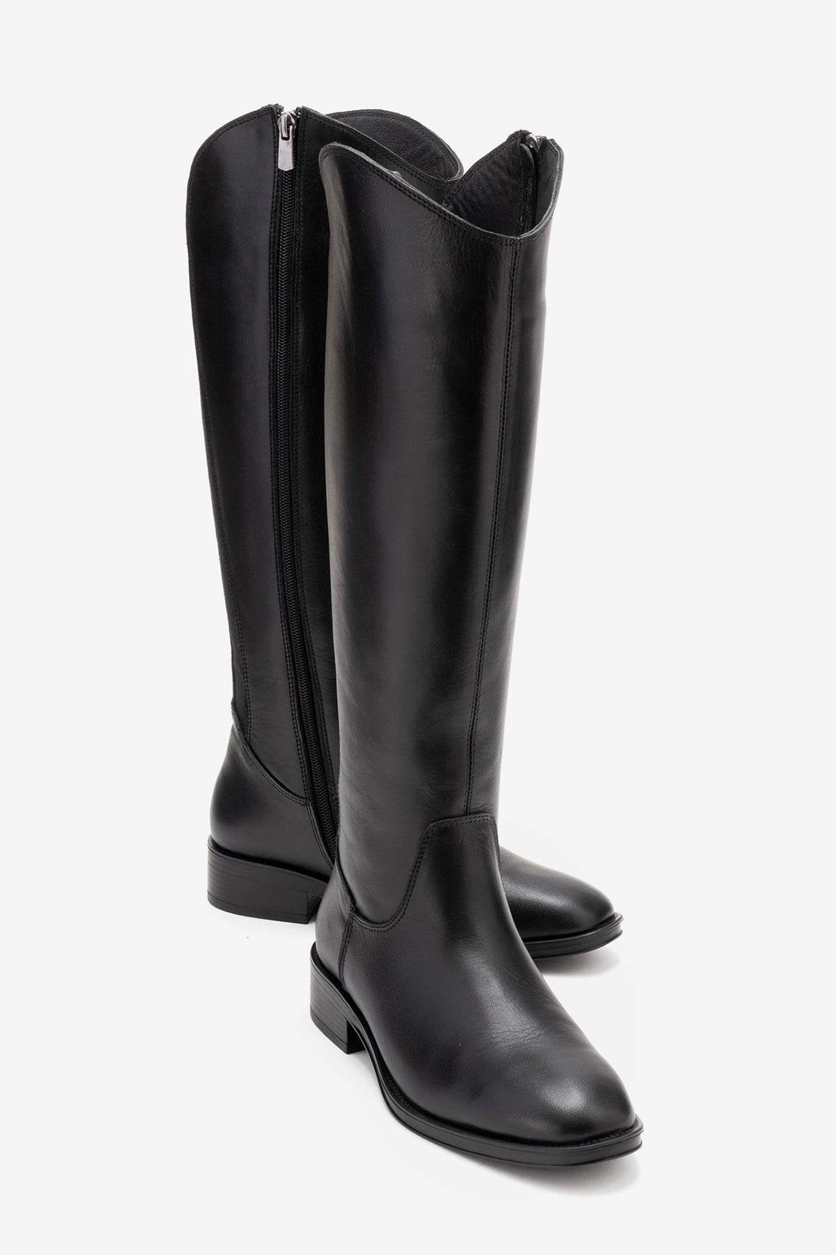 Forever & Always Womens Ruiz Leather Knee High Boots