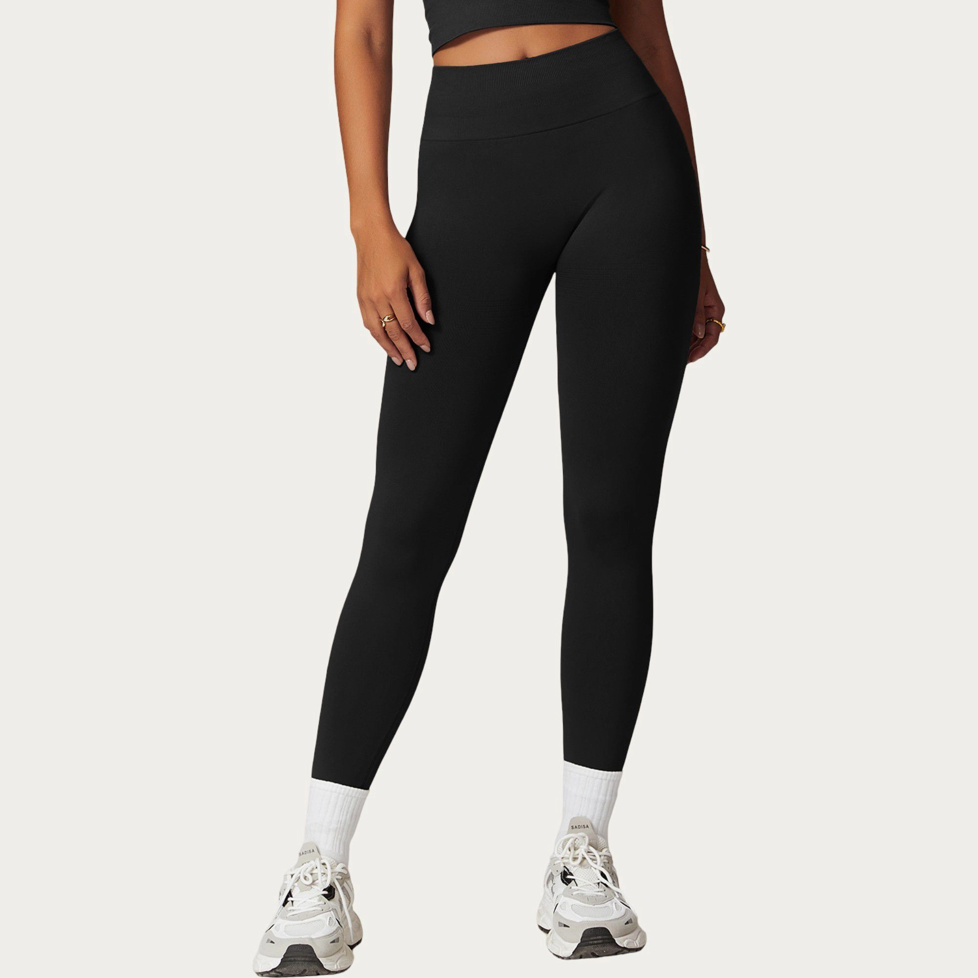 Anna-Kaci Active Women's High Waist Seamless Athletic Leggings with Sculpting Fit Stretch Fabric