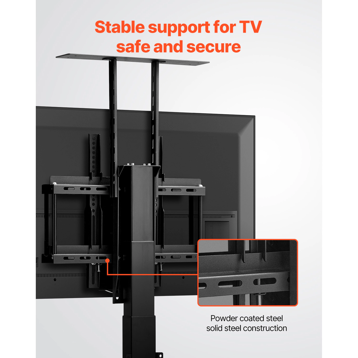 HONGGE Motorized TV Mount Bracket with Adjustable Electric Bracket for TVs