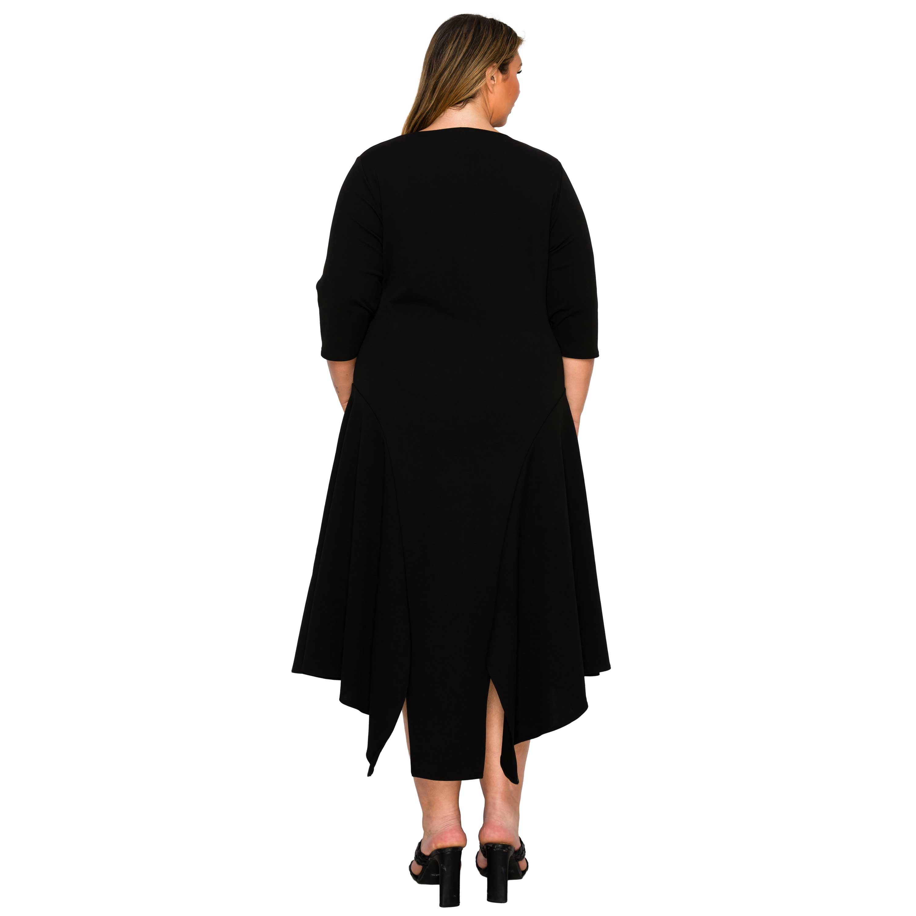 L I V D Women's Plus Vida Split Hem Dress