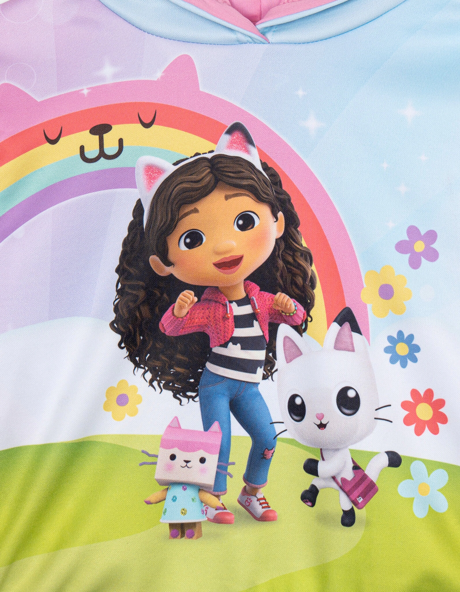 Dreamworks Gabby's Dollhouse Girls' Fleece Pullover Hoodie